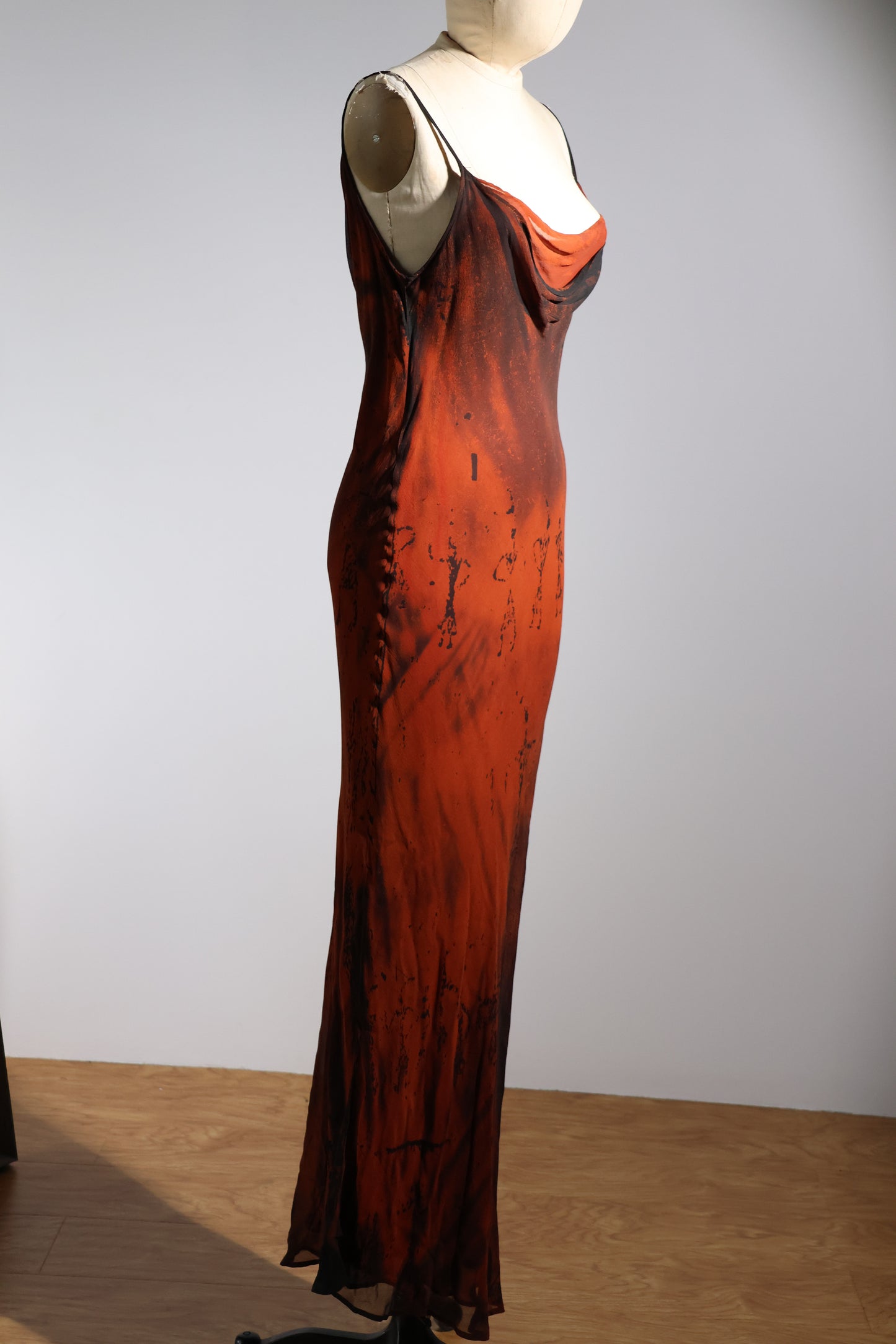 Jagoda Kursa Slip Dress - Brown/Black
