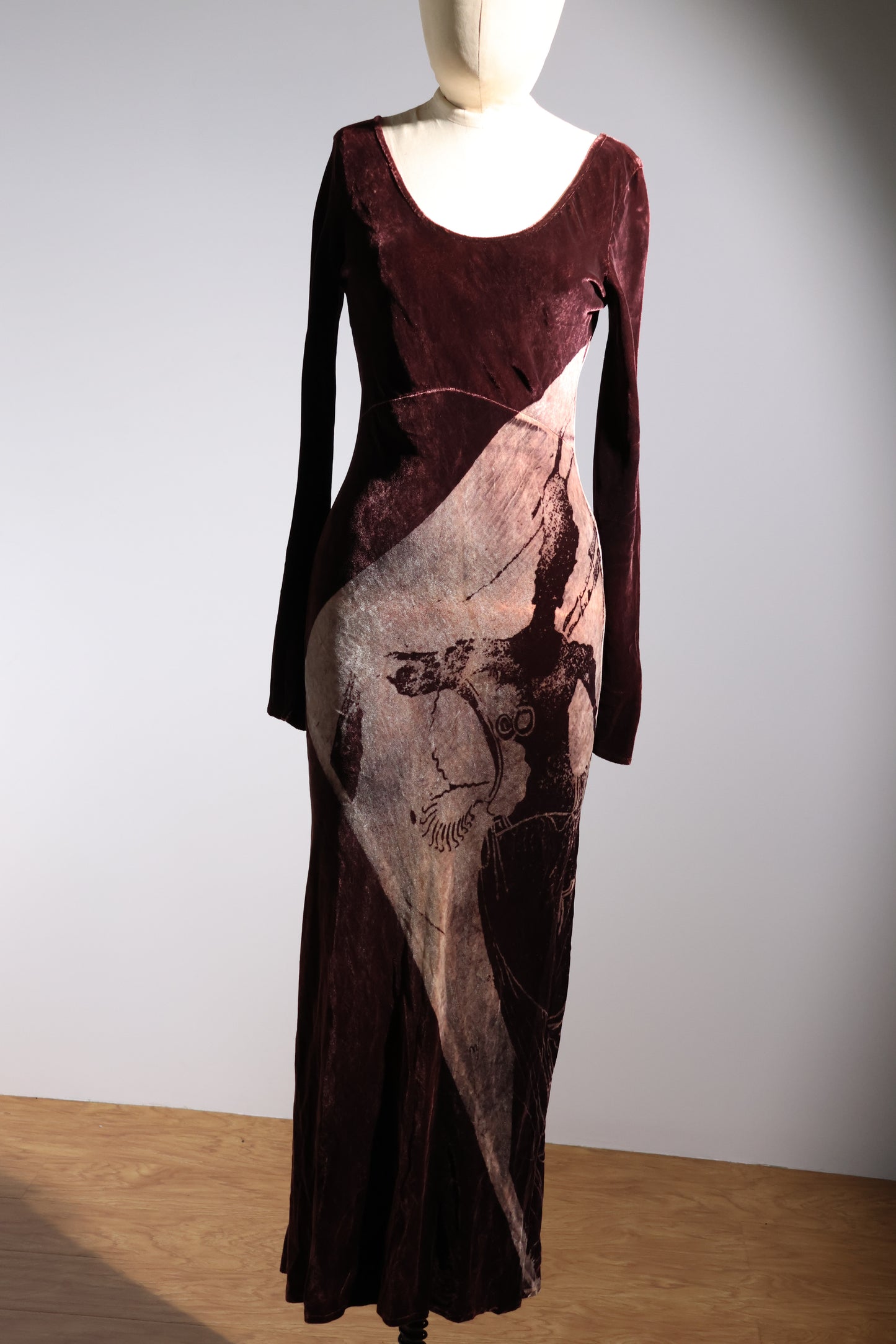Jagoda Kursa Dress 401 - Brown Velvet