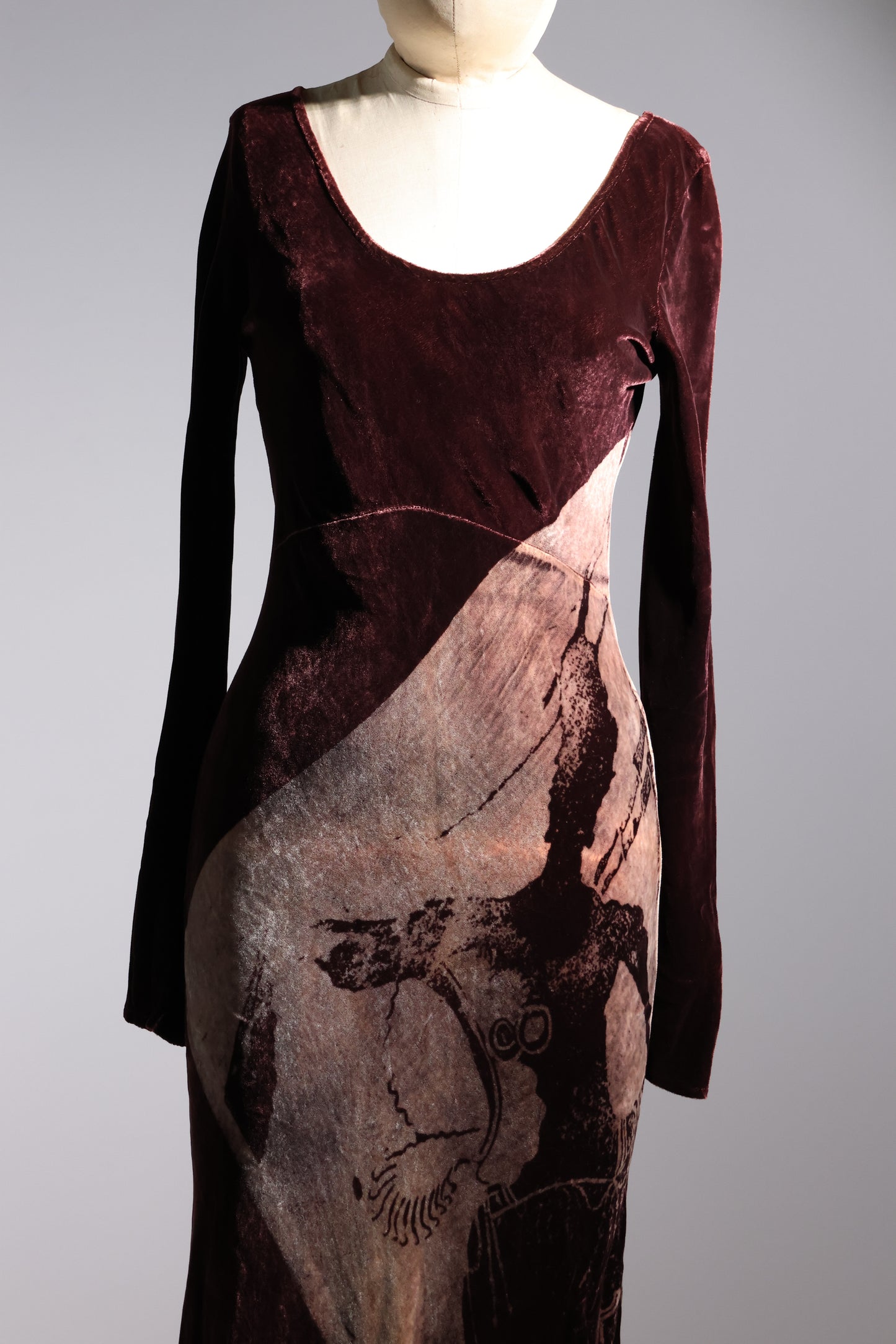 Jagoda Kursa Dress 401 - Brown Velvet