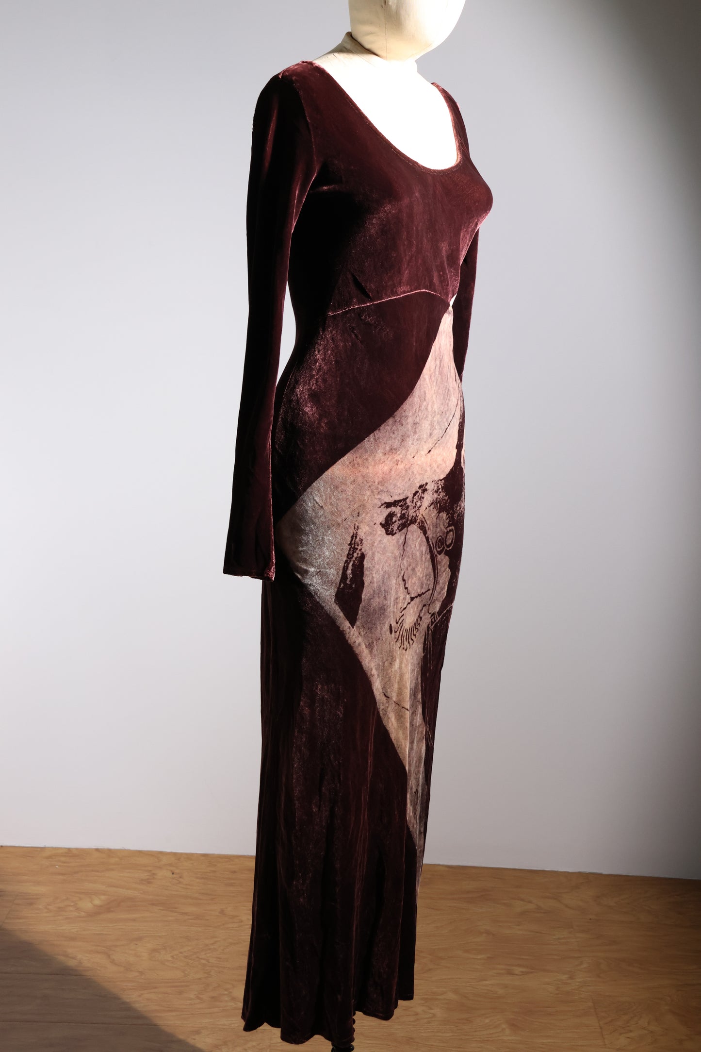 Jagoda Kursa Dress 401 - Brown Velvet