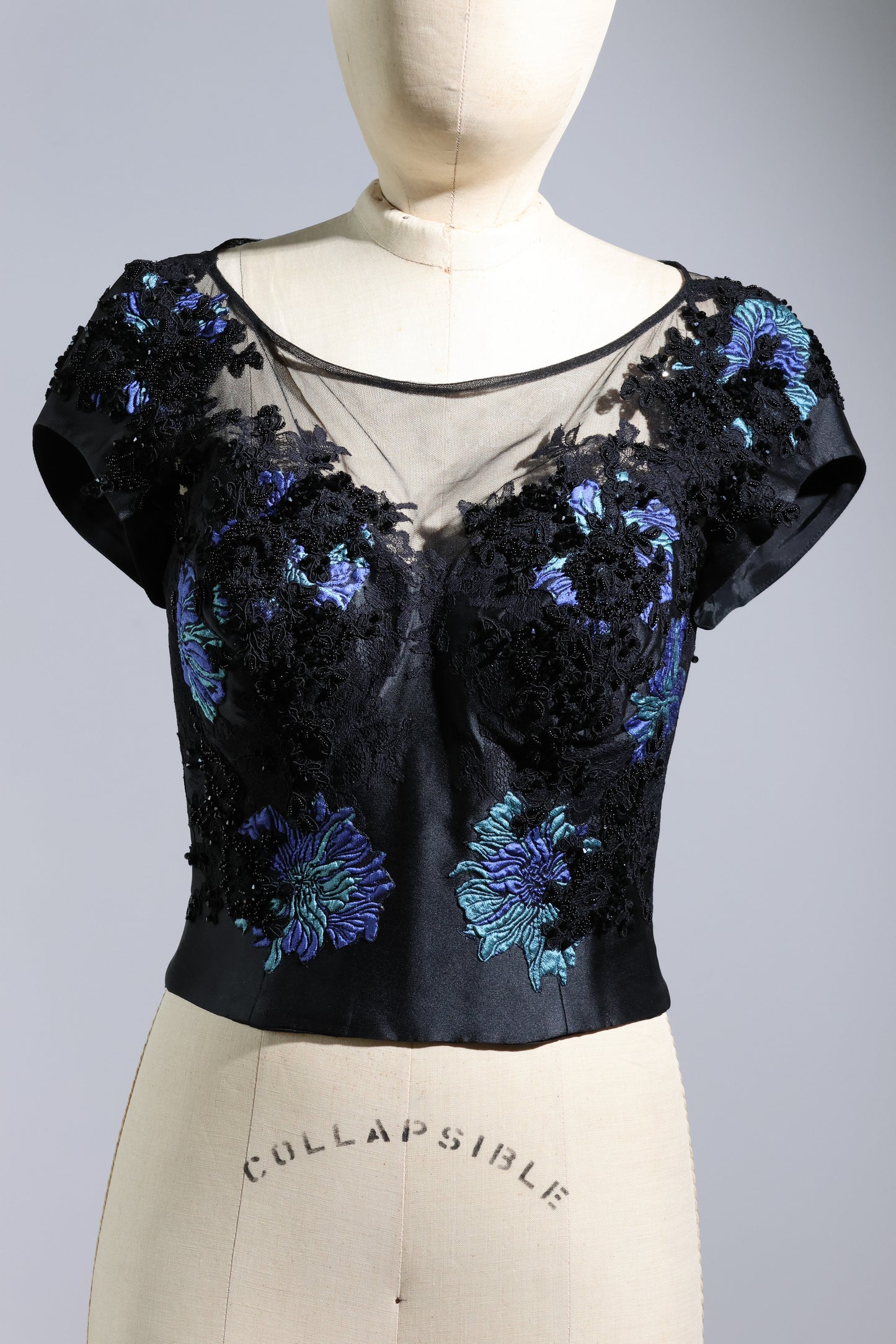 Gatti Nolli Corset Top - Black / Blue