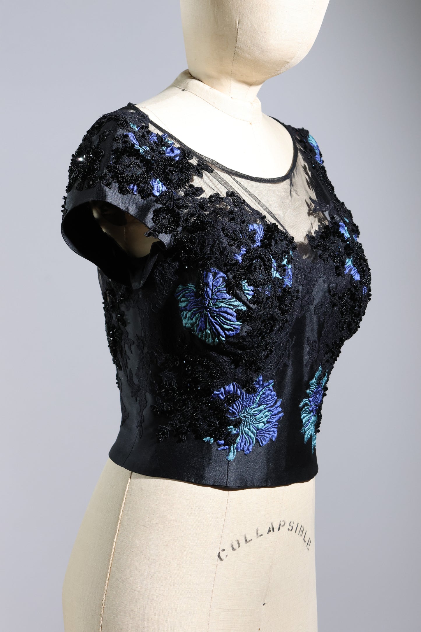 Gatti Nolli Corset Top - Black / Blue