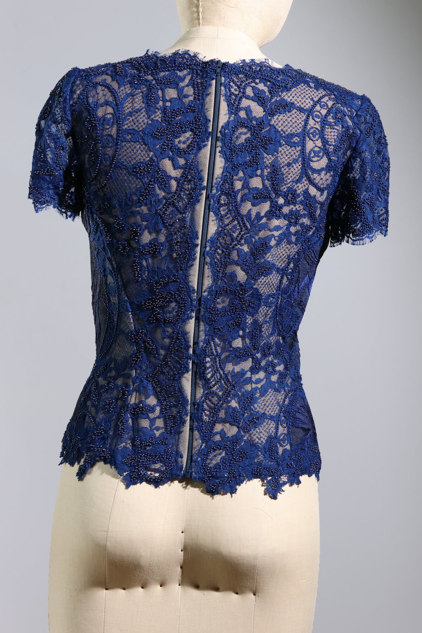 Gatti Nolli Lace Top - Navy