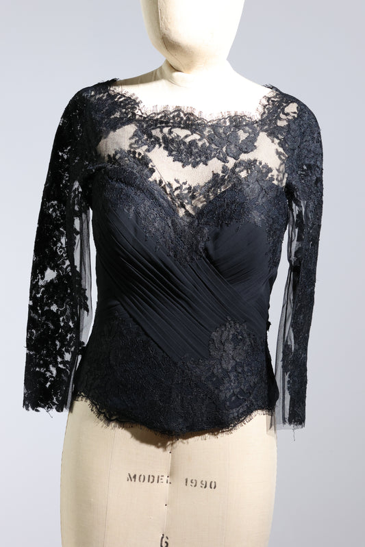 Gatti Nolli Sleeve Top - Black