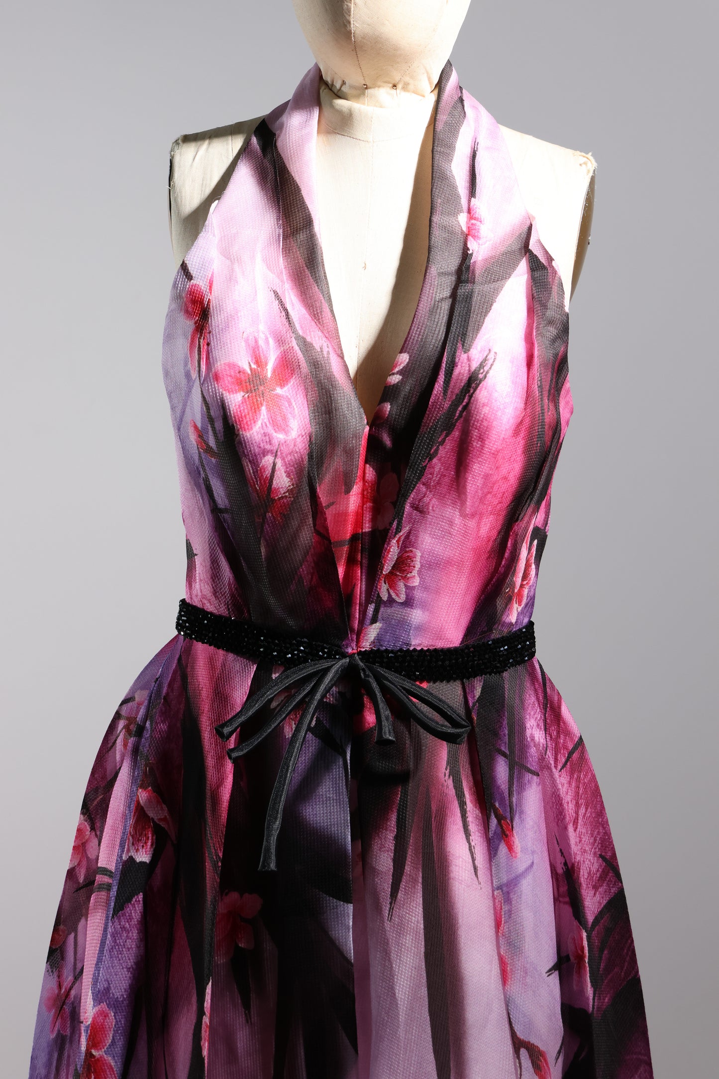 Gatti Nolli Halter Gown -  Black / Pink