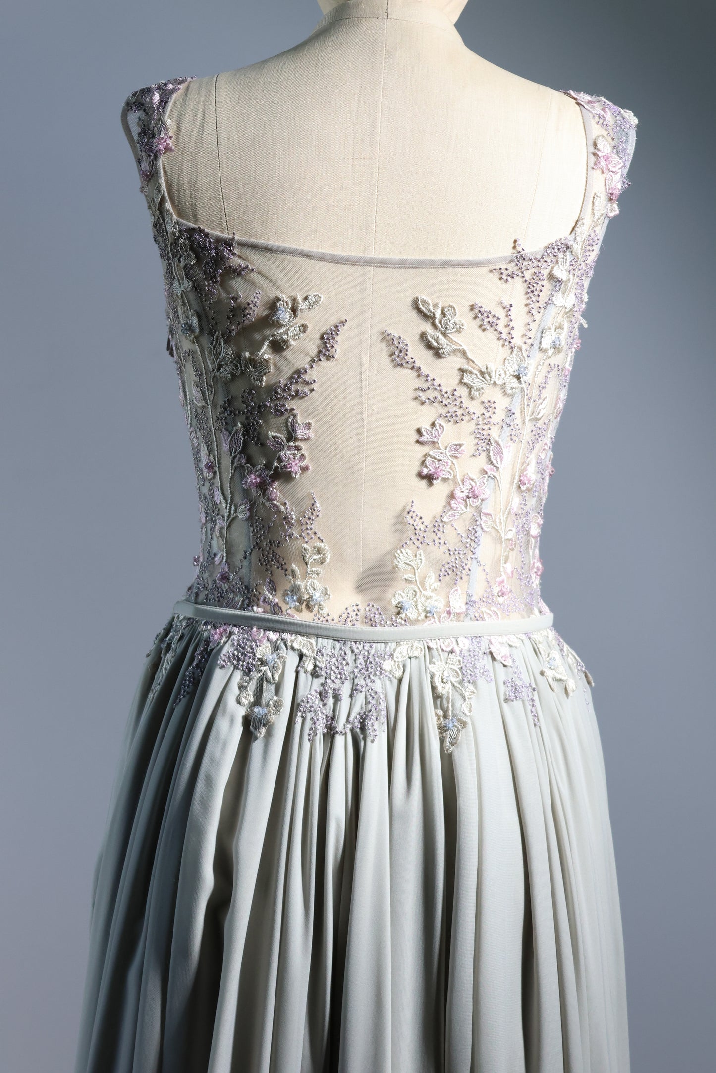 Gatti Nolli Long Gown - Silver
