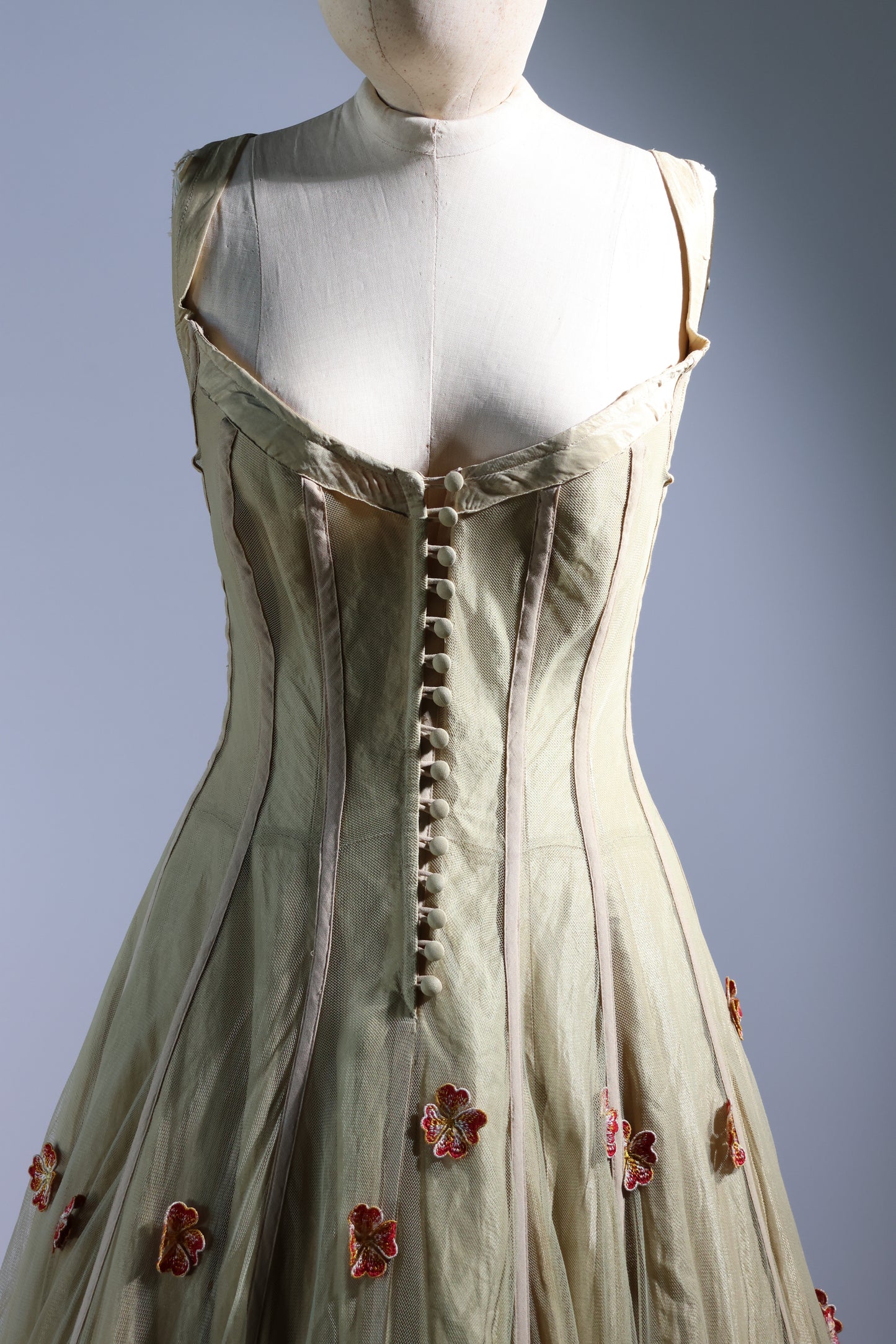 Kaat Tilley Horus Dress Embroidered - Olive