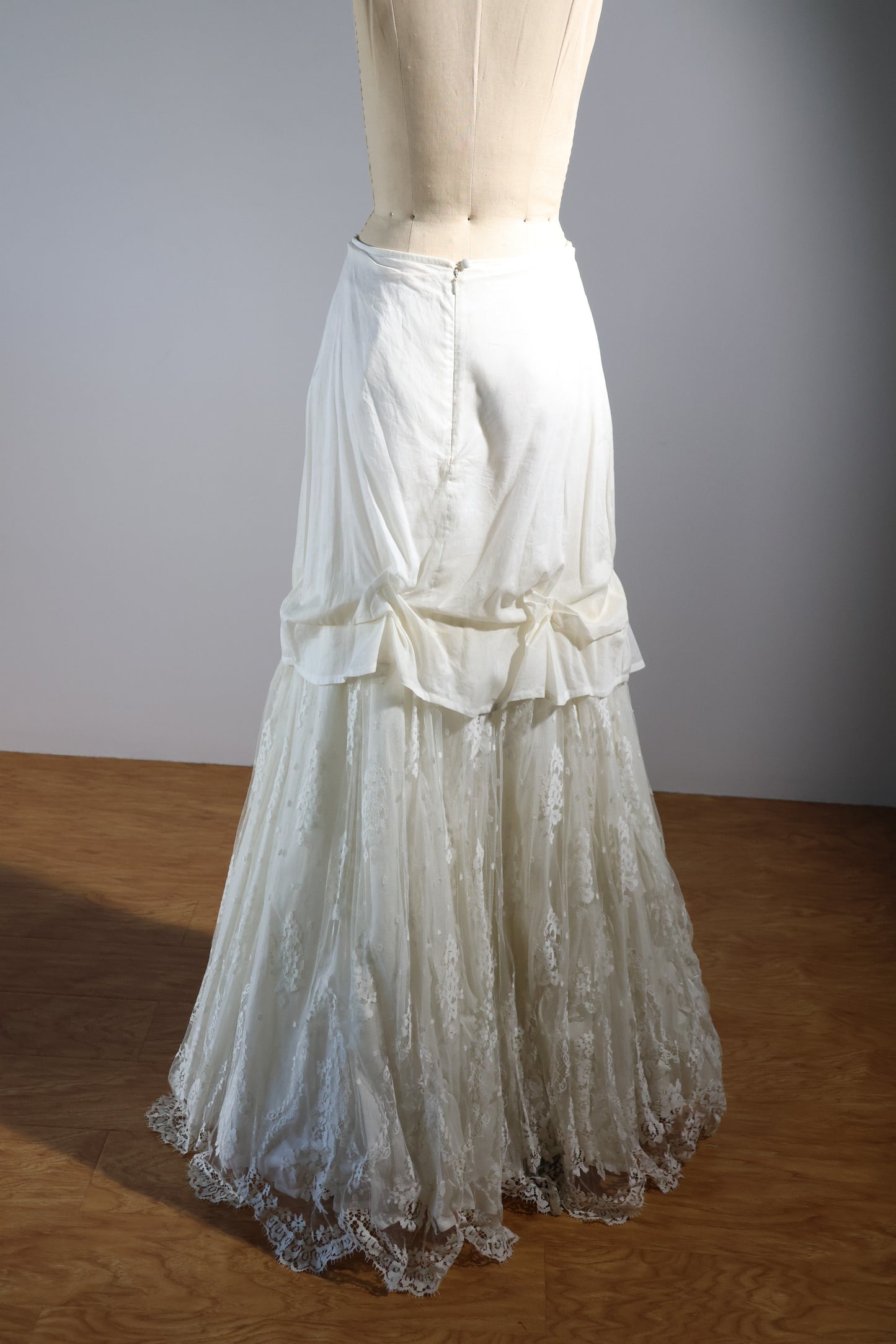 Kaat Tilley Kalintel Long Skirt Cotton / Lace - White