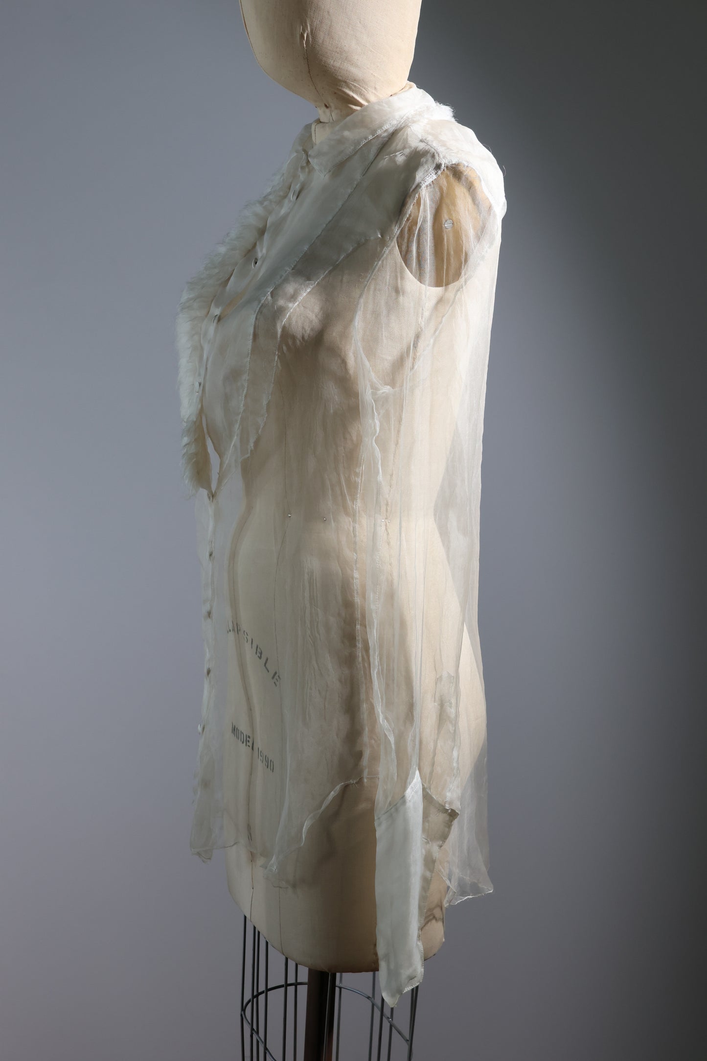 Marc Le Bihan Chemise Plastron - Ecru