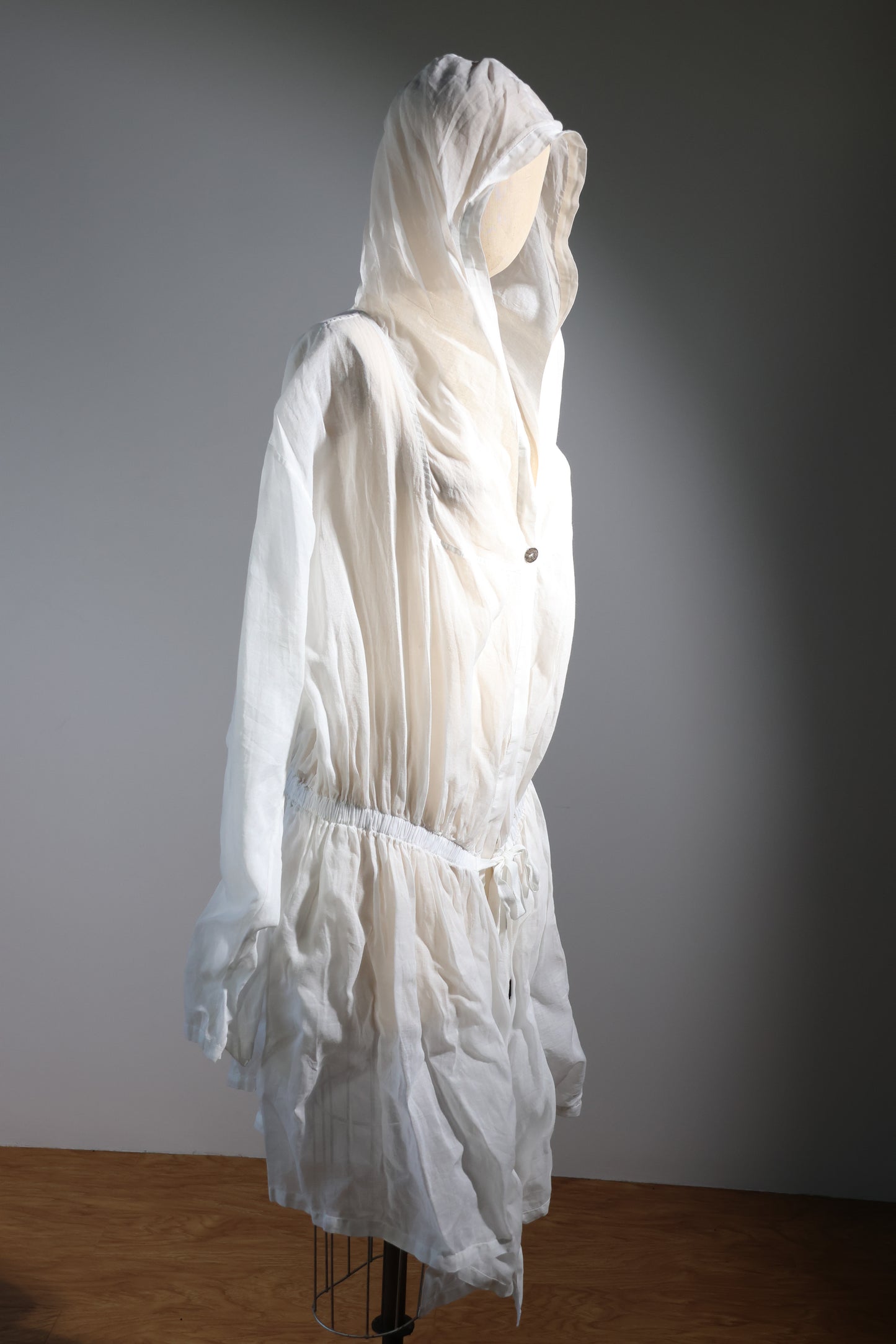 Marc Le Bihan Hooded Jacket Cotton - White