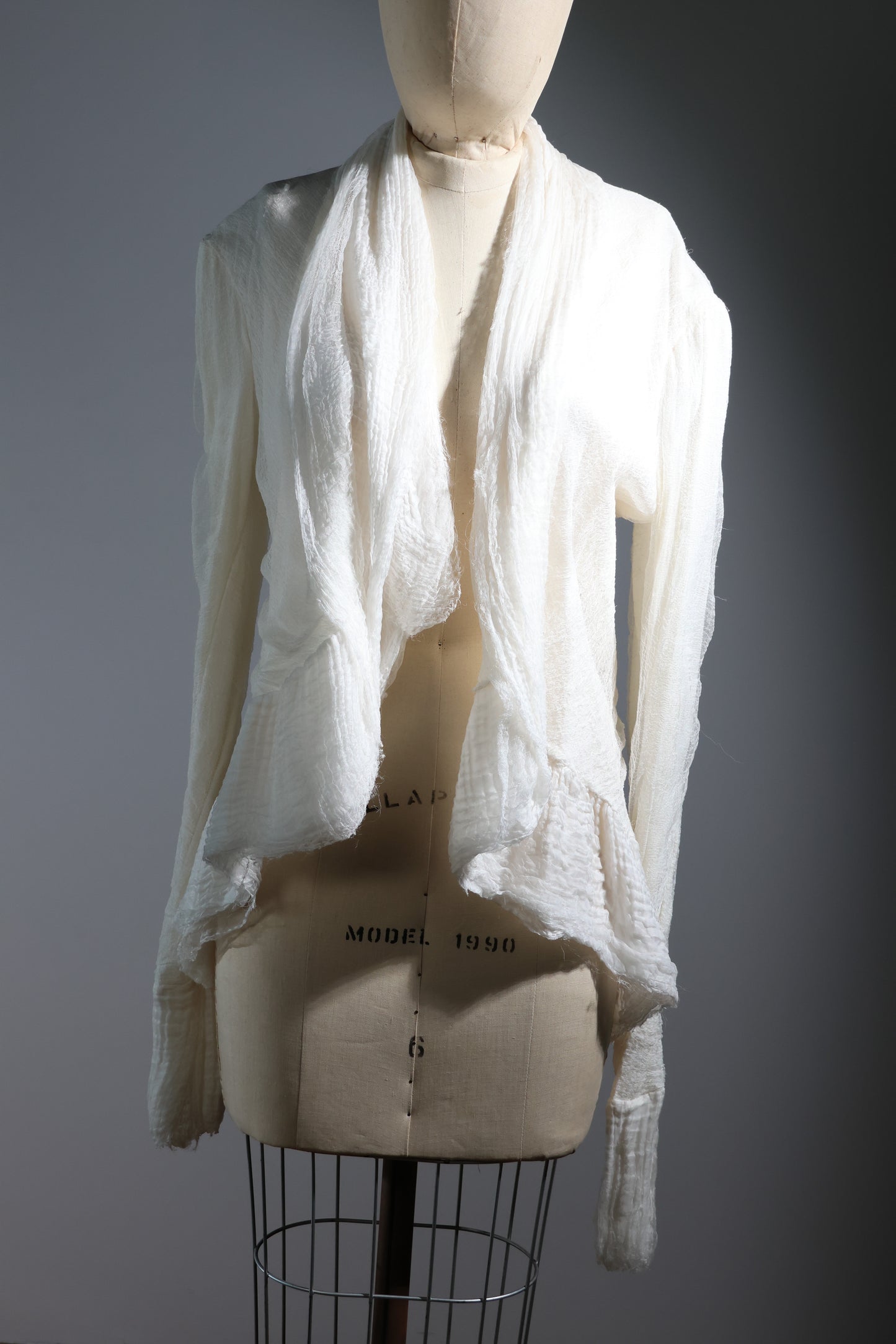 Marc Le Bihan Veste Crepeline Jacket - Blanc