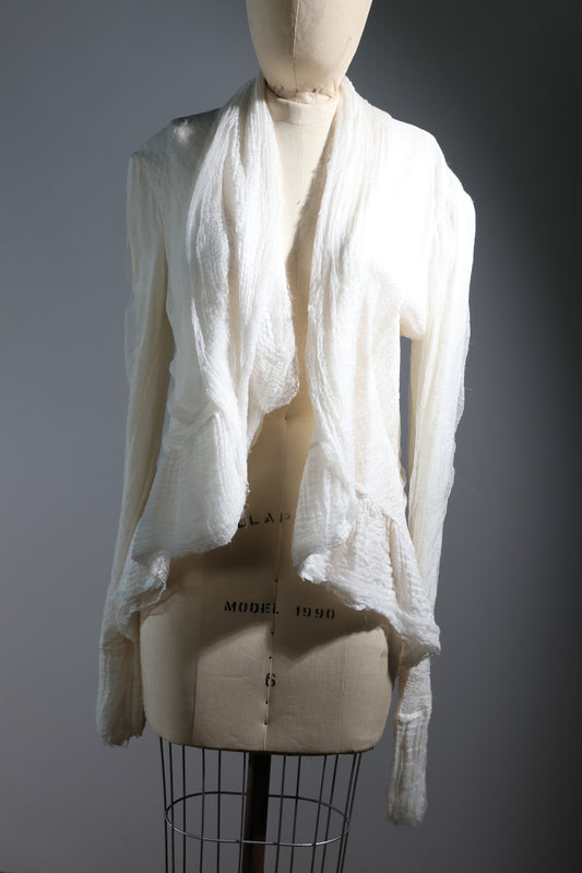 Marc Le Bihan Veste Crepeline Jacket - Blanc