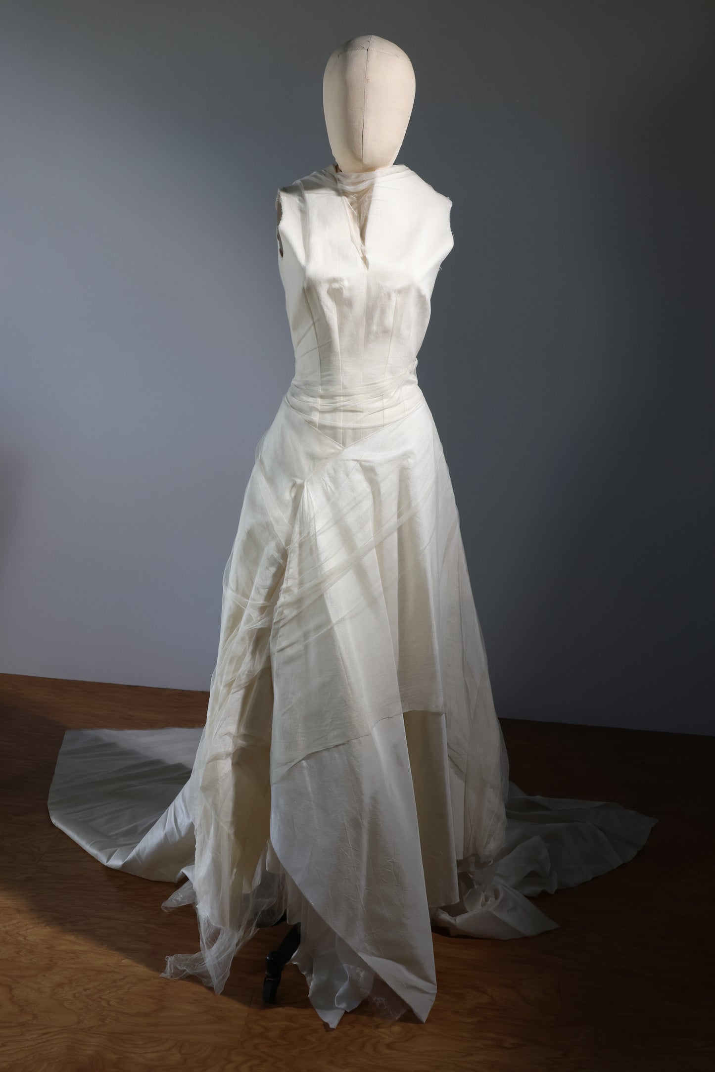Marc Le Bihan Woven Silk Dress - Ecru