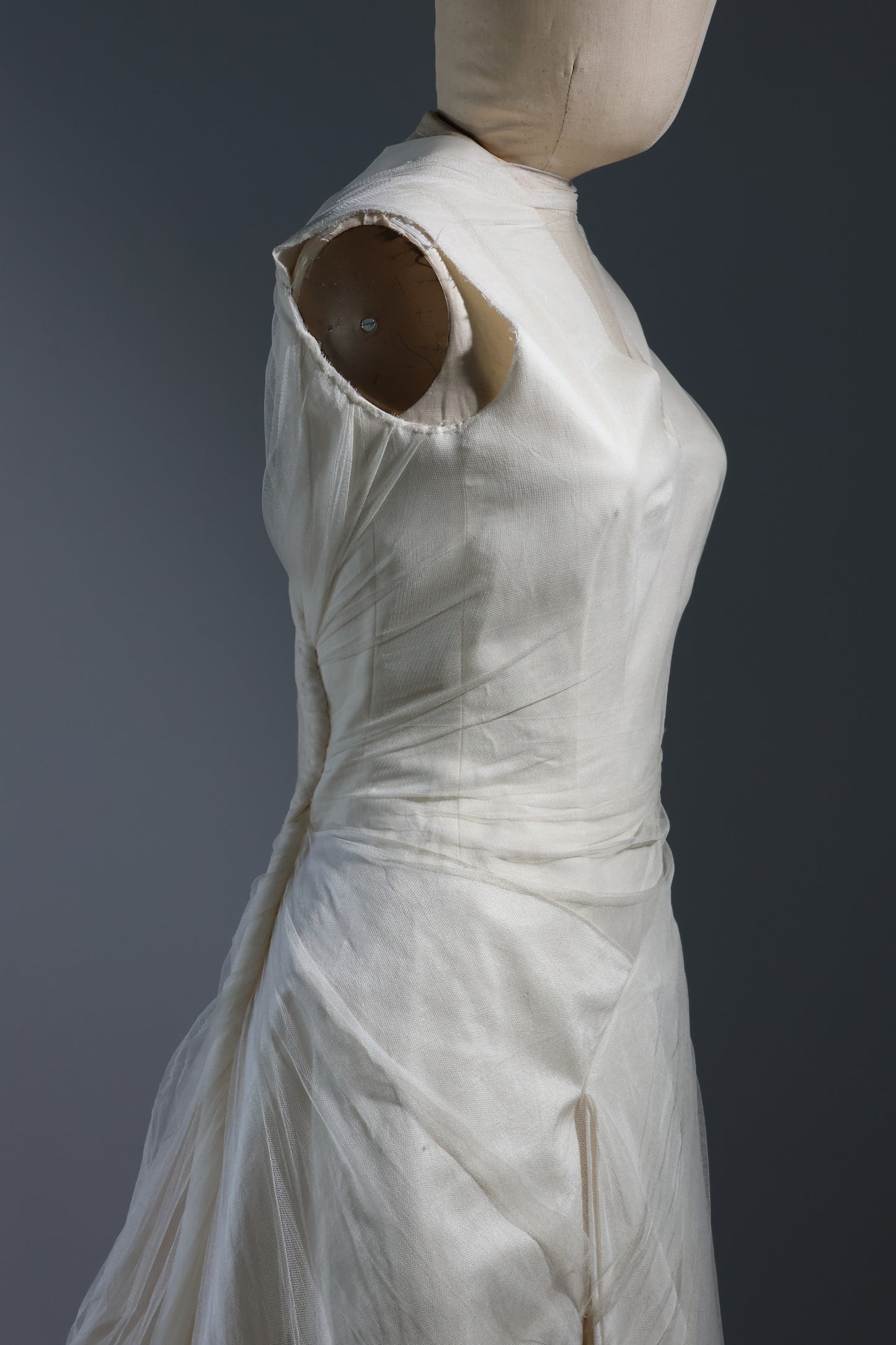 Marc Le Bihan Woven Silk Dress - Ecru