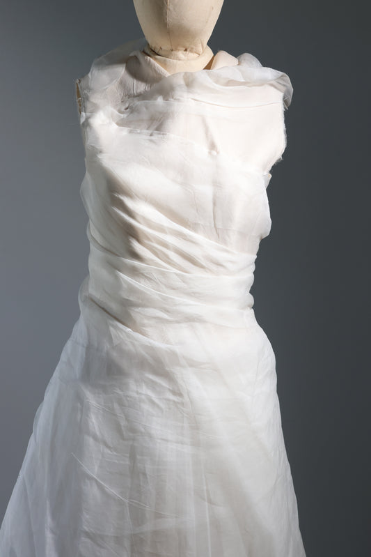 Marc Le Bihan 1950 Train Dress - Ecru