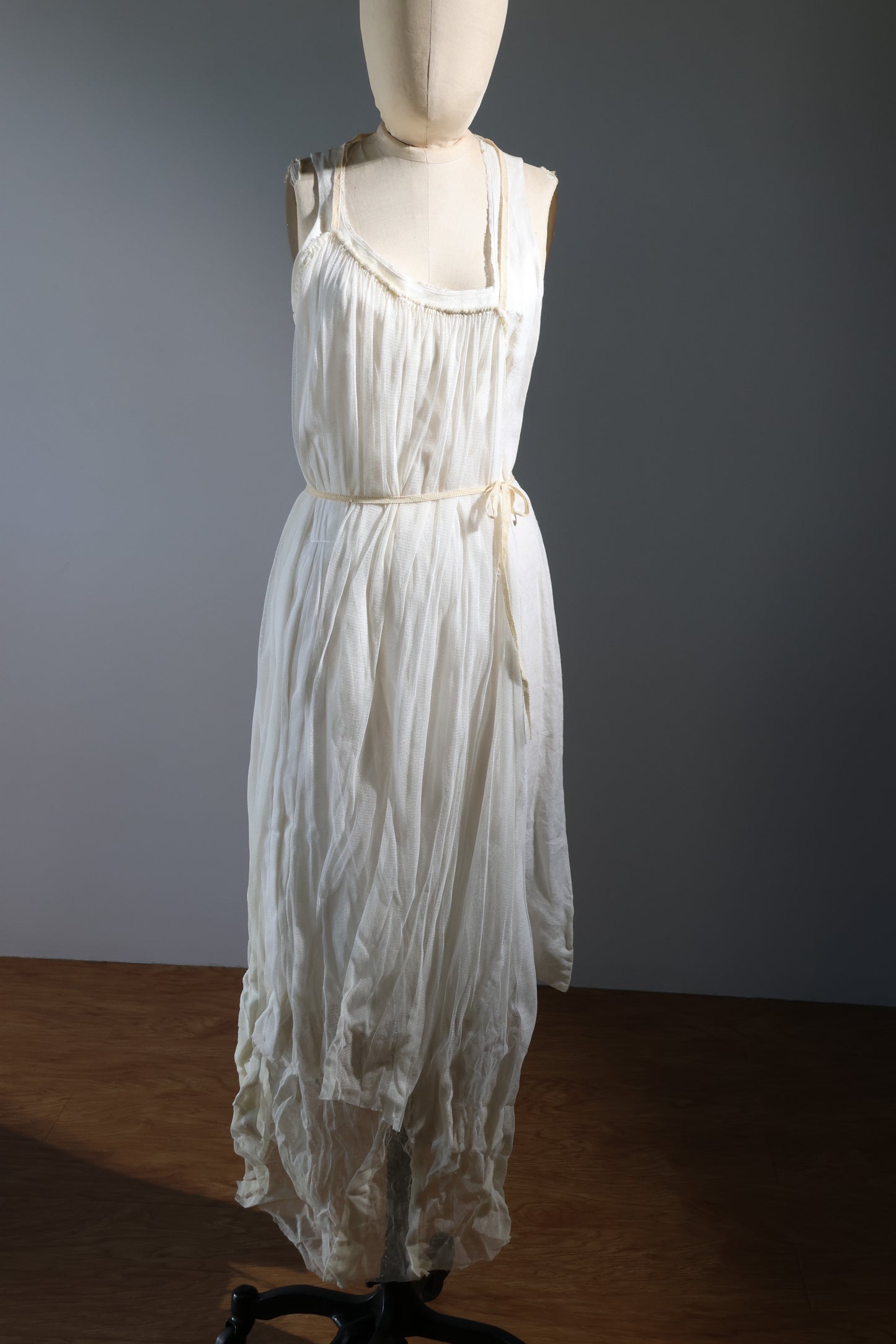 Marc Le Bihan 150 Dress 100% Silk - Ecru