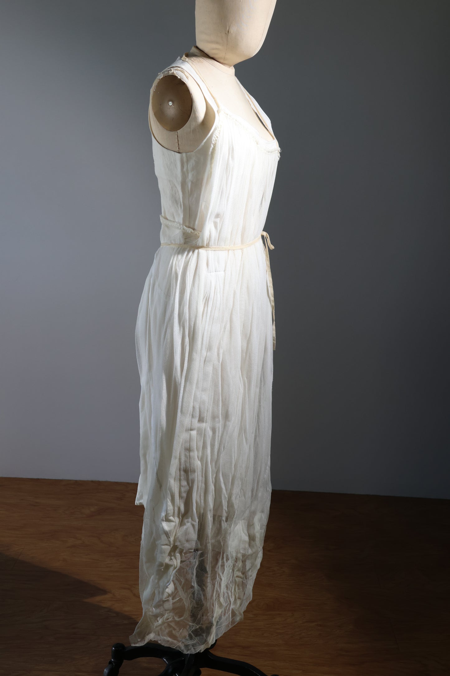 Marc Le Bihan 150 Dress 100% Silk - Ecru