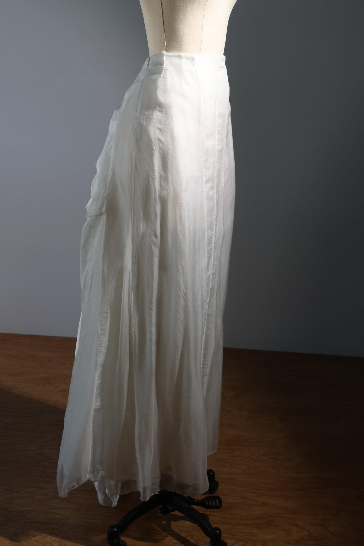 Marc Le Bihan Silk Bustier Skirt - Ecru