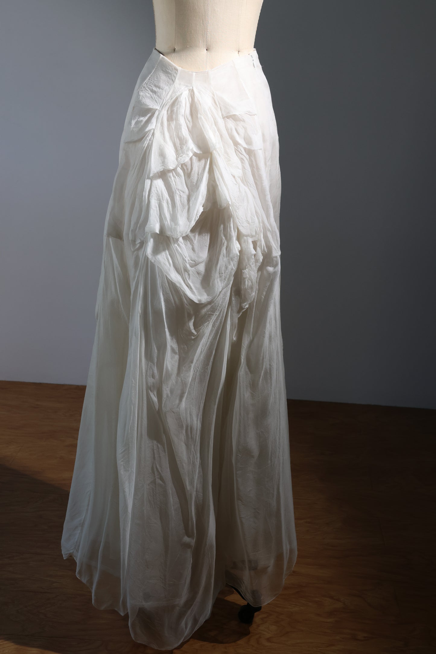 Marc Le Bihan Silk Bustier Skirt - Ecru