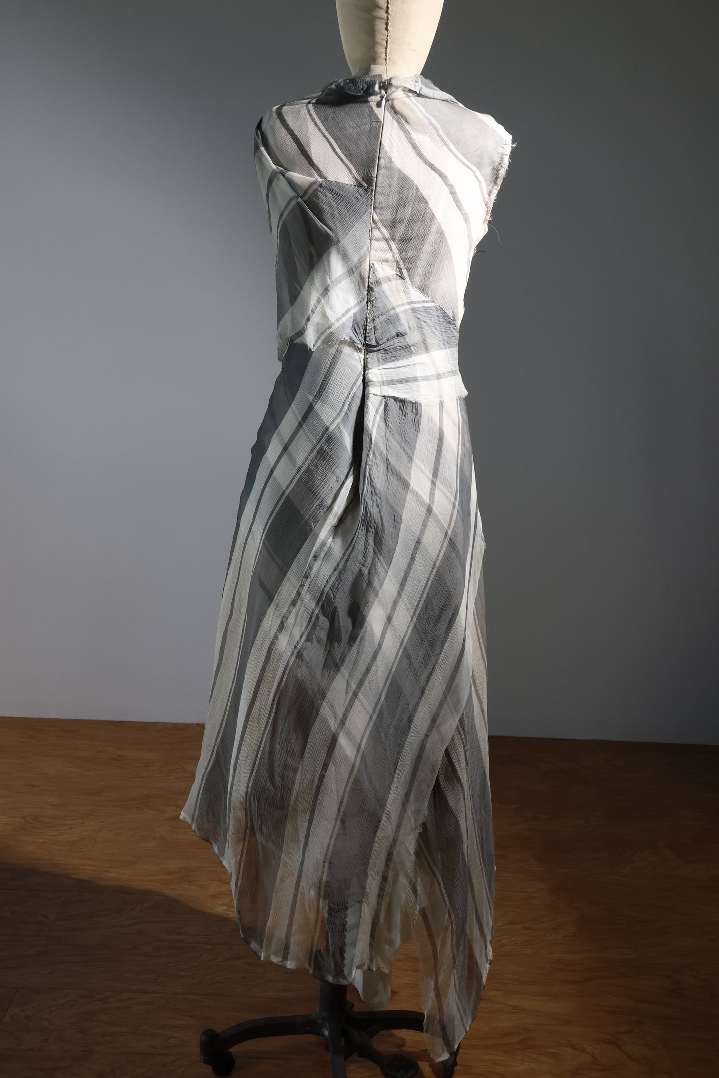 Marc Le Bihan Robe Roulee 100% Silk - Stripes