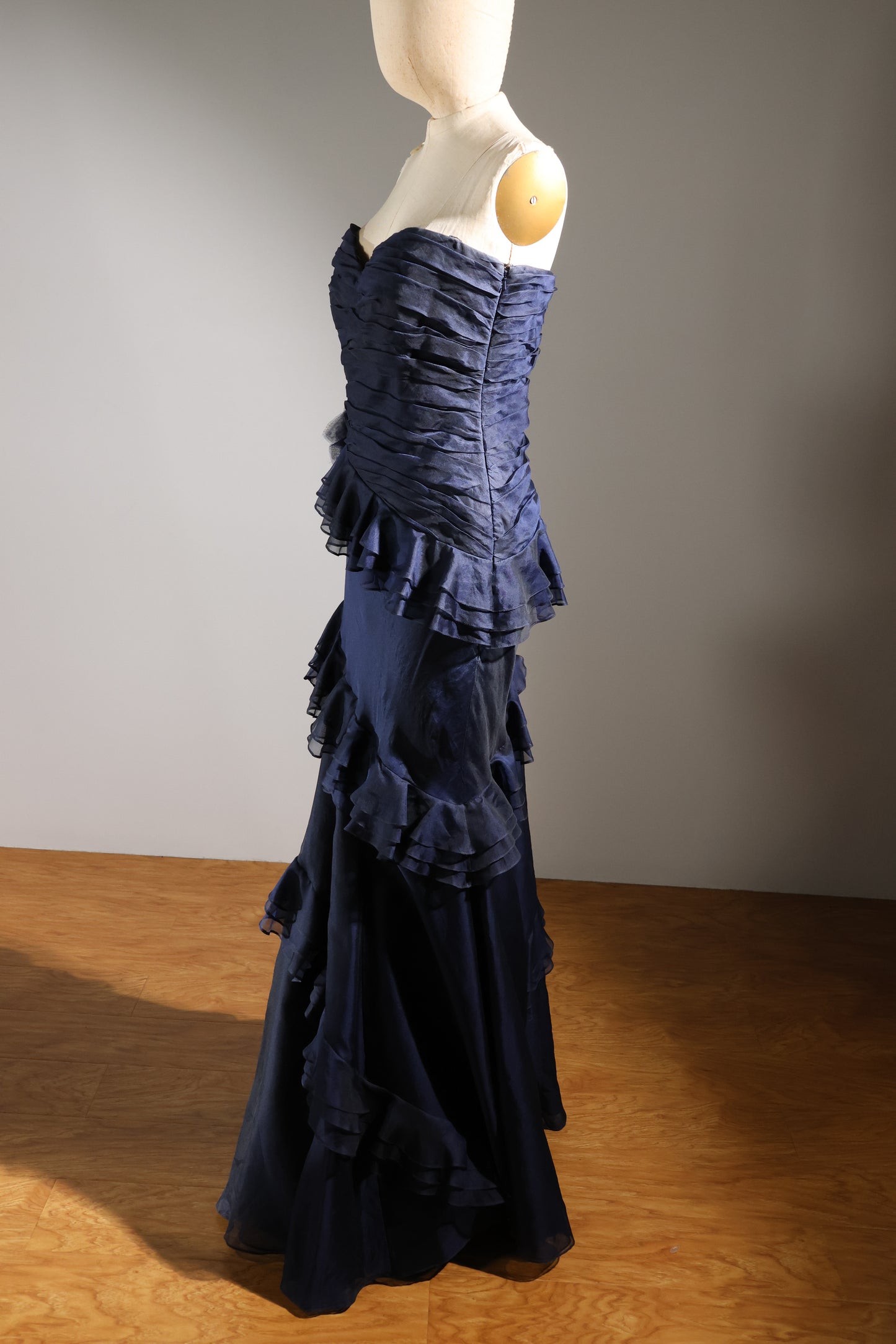 Eavis & Brown Assymetrical Dress - Navy