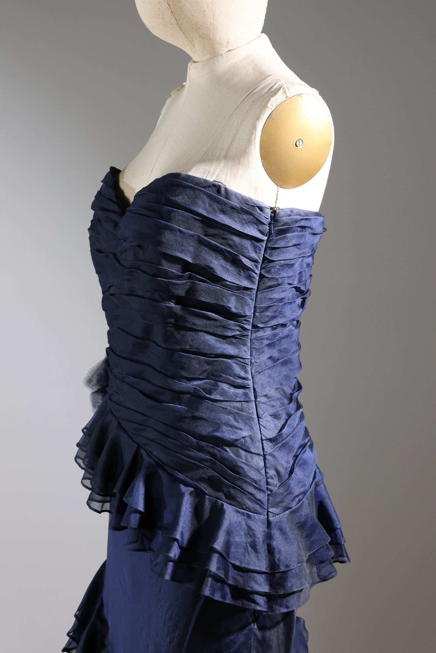 Eavis & Brown Assymetrical Dress - Navy