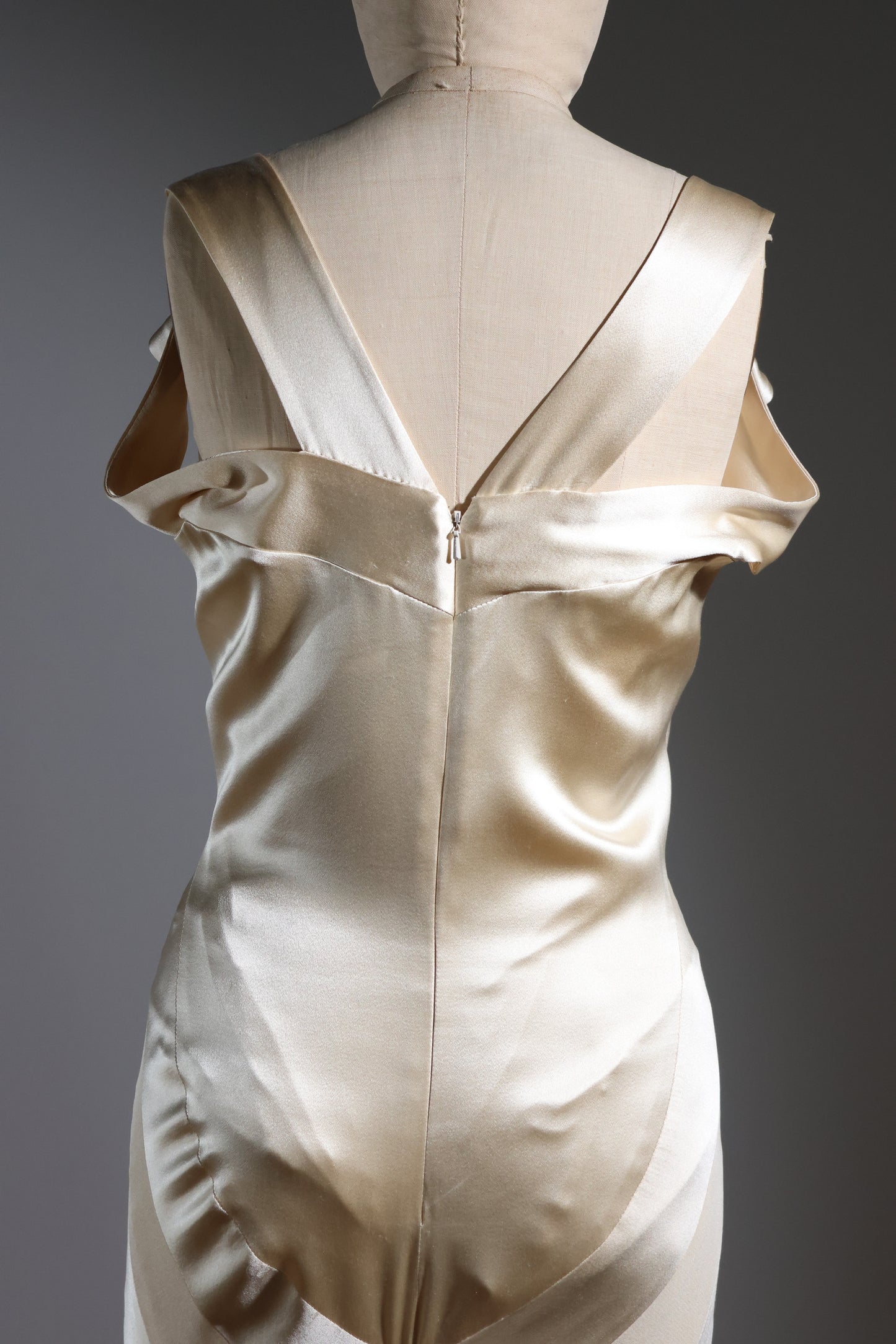 Eavis & Brown Criss-Cross Gown - Champagne