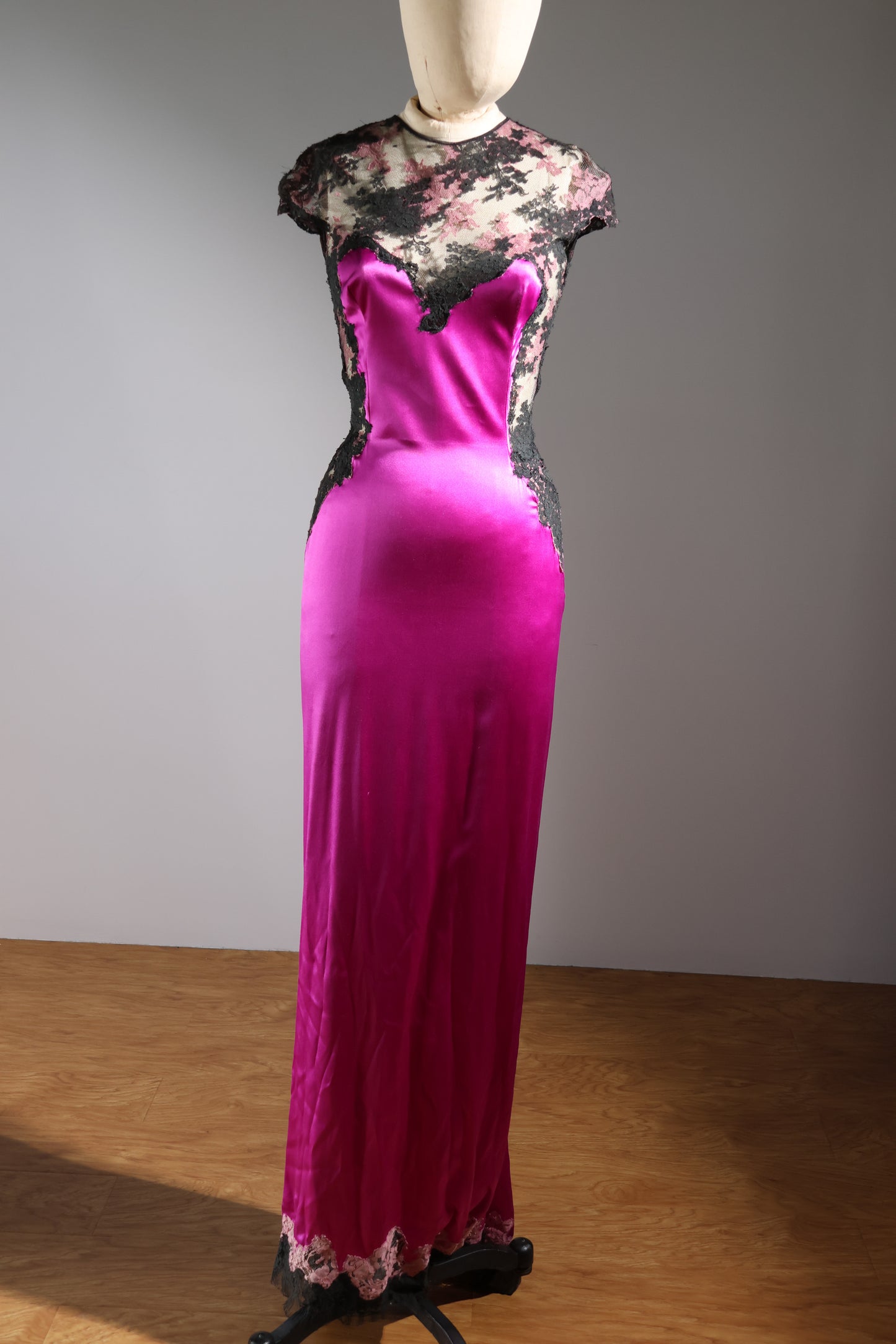 Foddis Stir Long Dress - Cherry