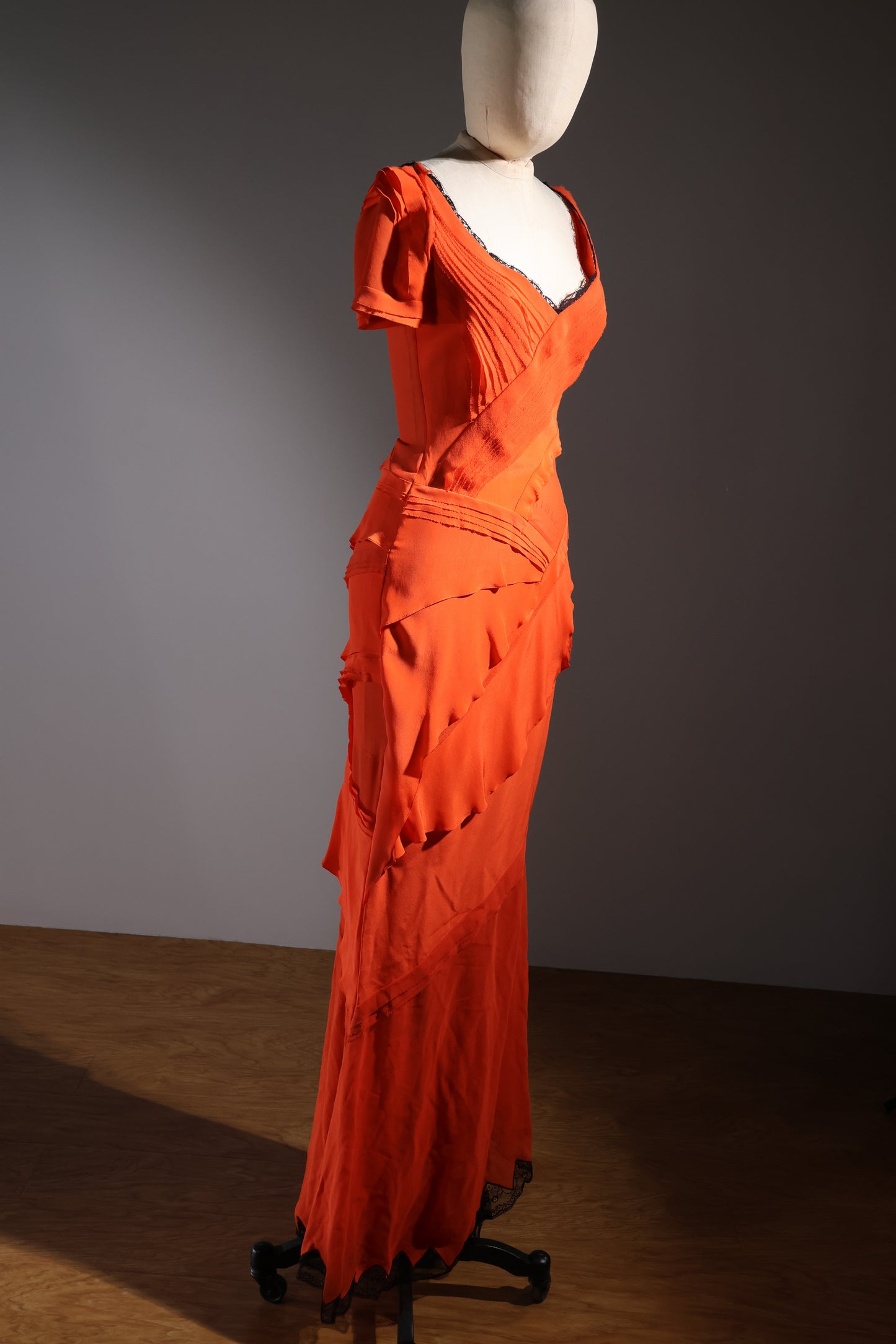 Foddis Sevilla Long Dress - Orange