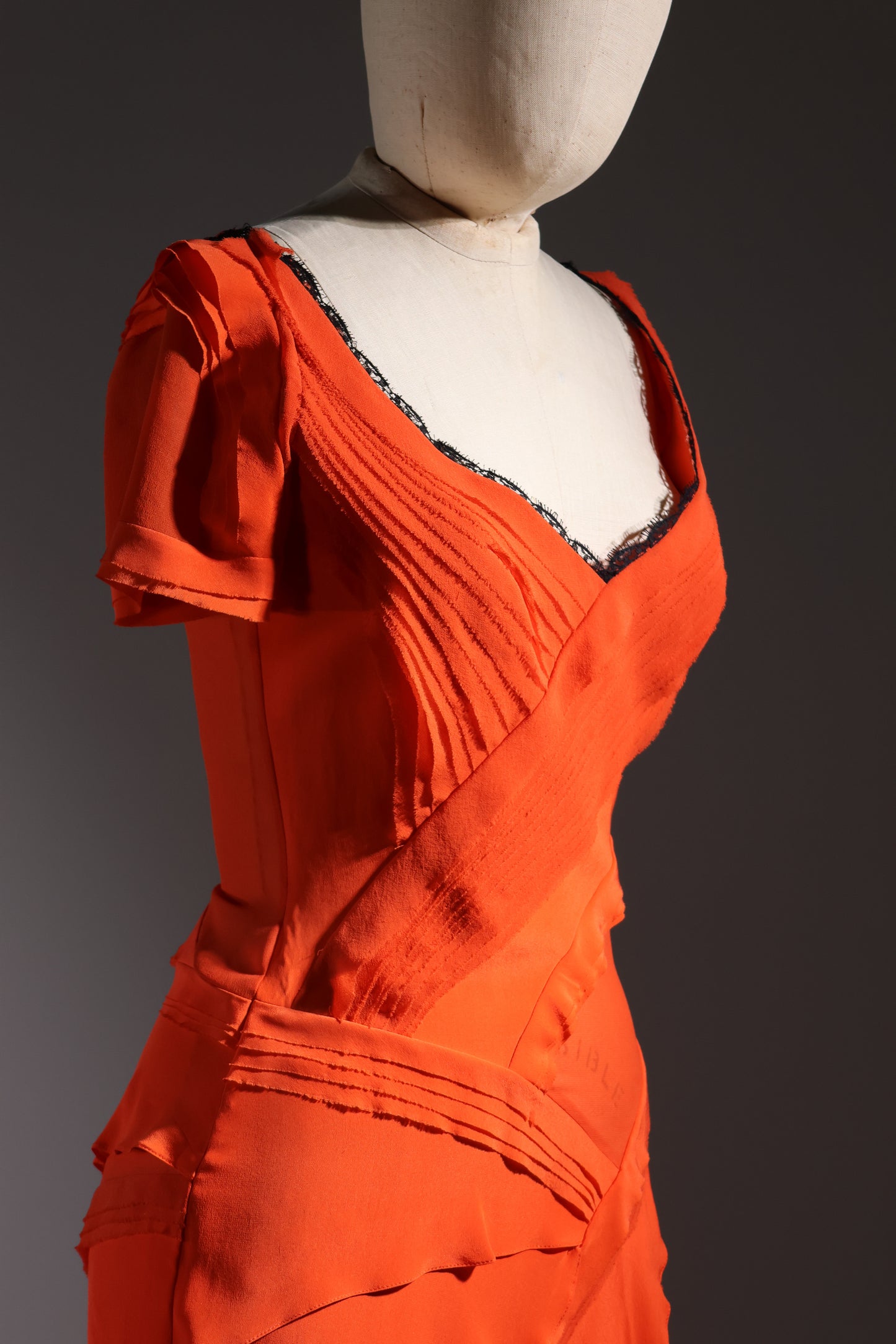 Foddis Sevilla Long Dress - Orange