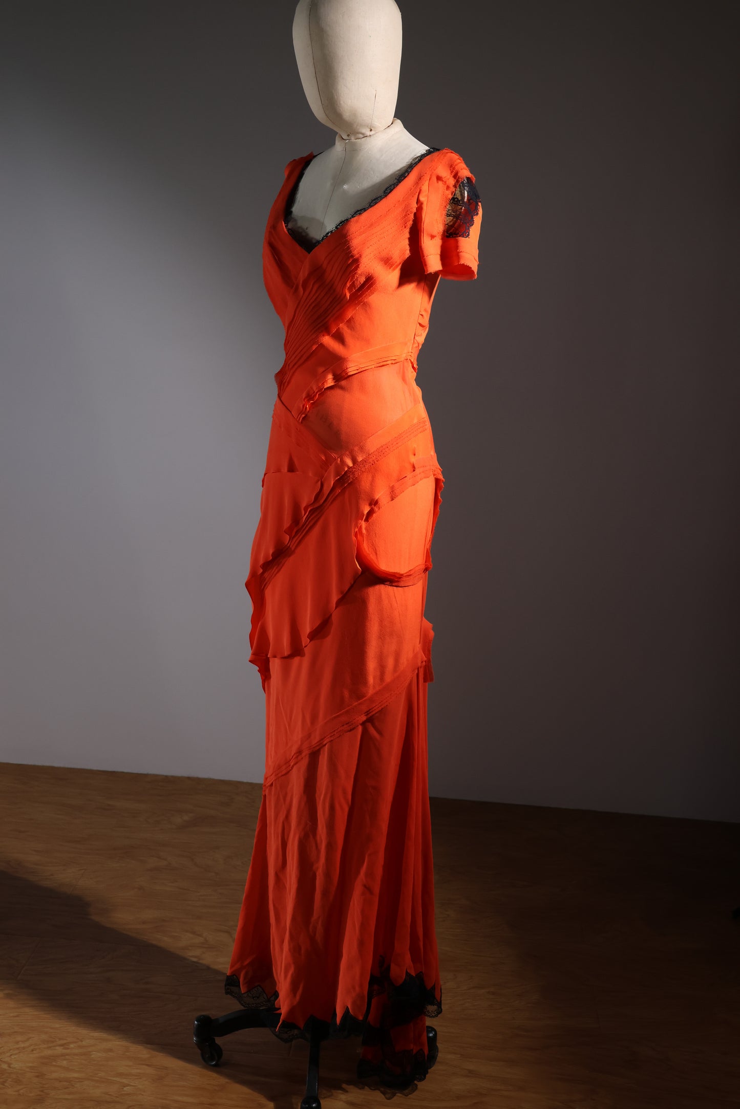 Foddis Sevilla Long Dress - Orange