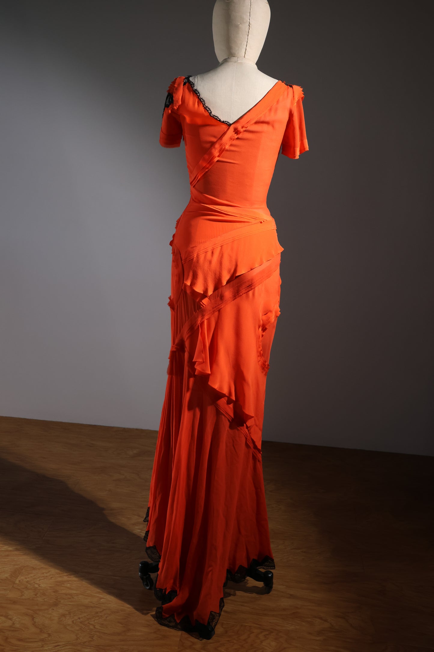 Foddis Sevilla Long Dress - Orange