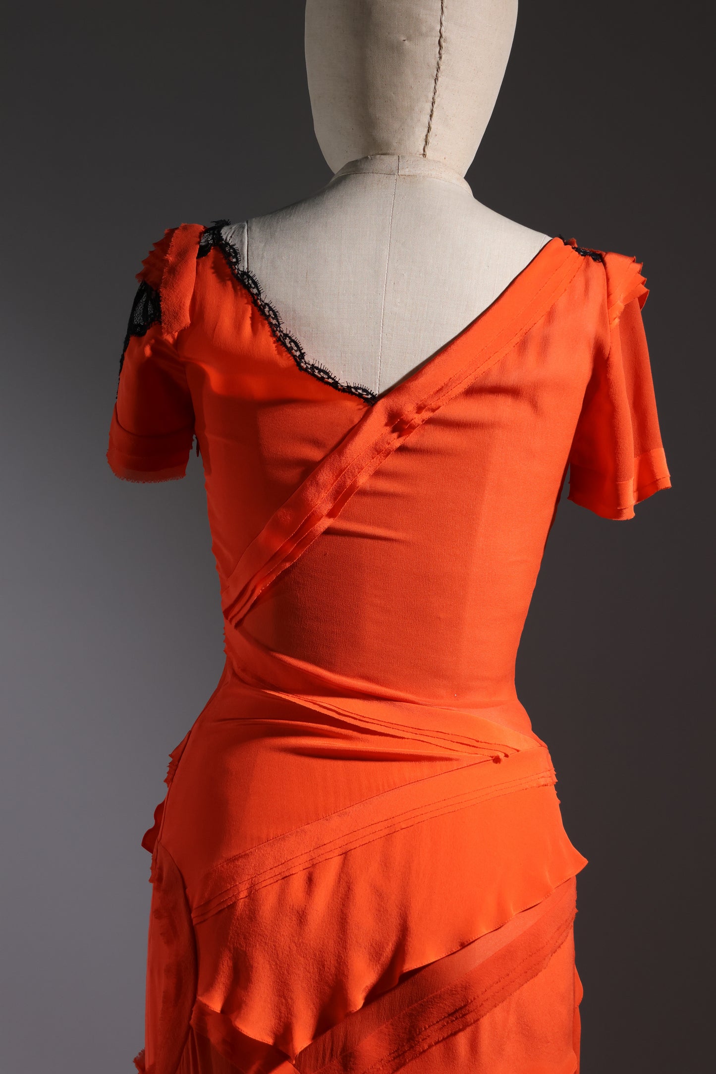 Foddis Sevilla Long Dress - Orange