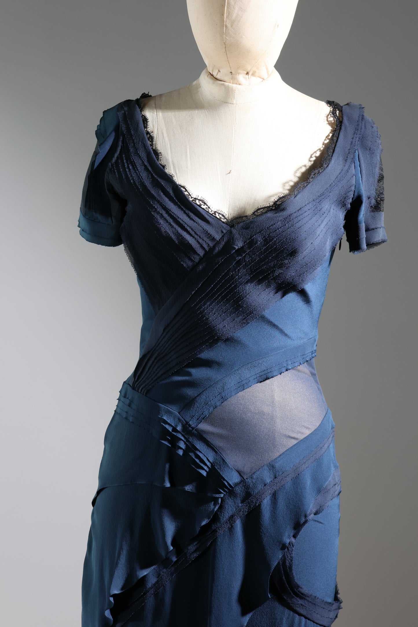 Foddis Sevilla Long Dress - Navy