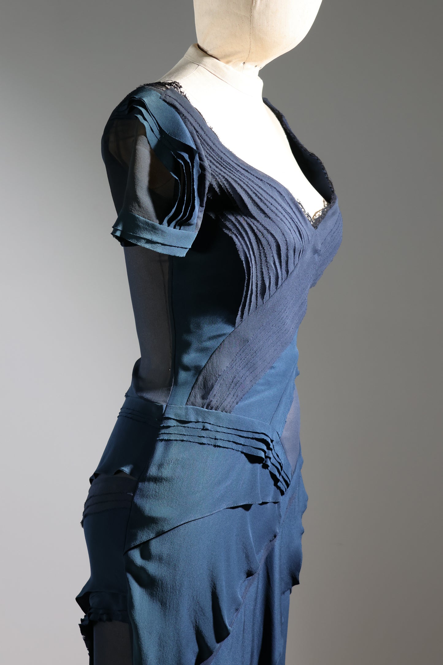 Foddis Sevilla Long Dress - Navy