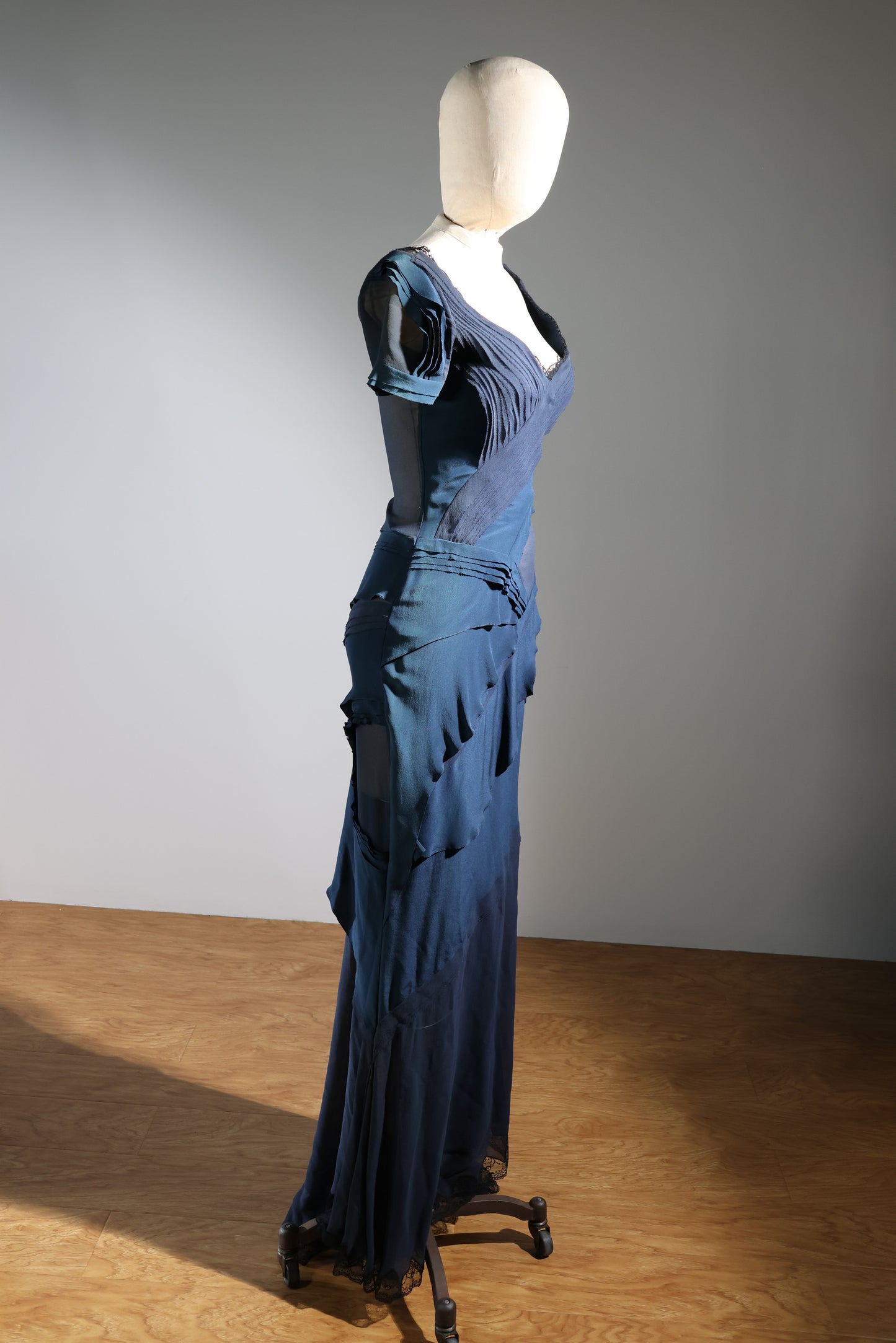 Foddis Sevilla Long Dress - Navy