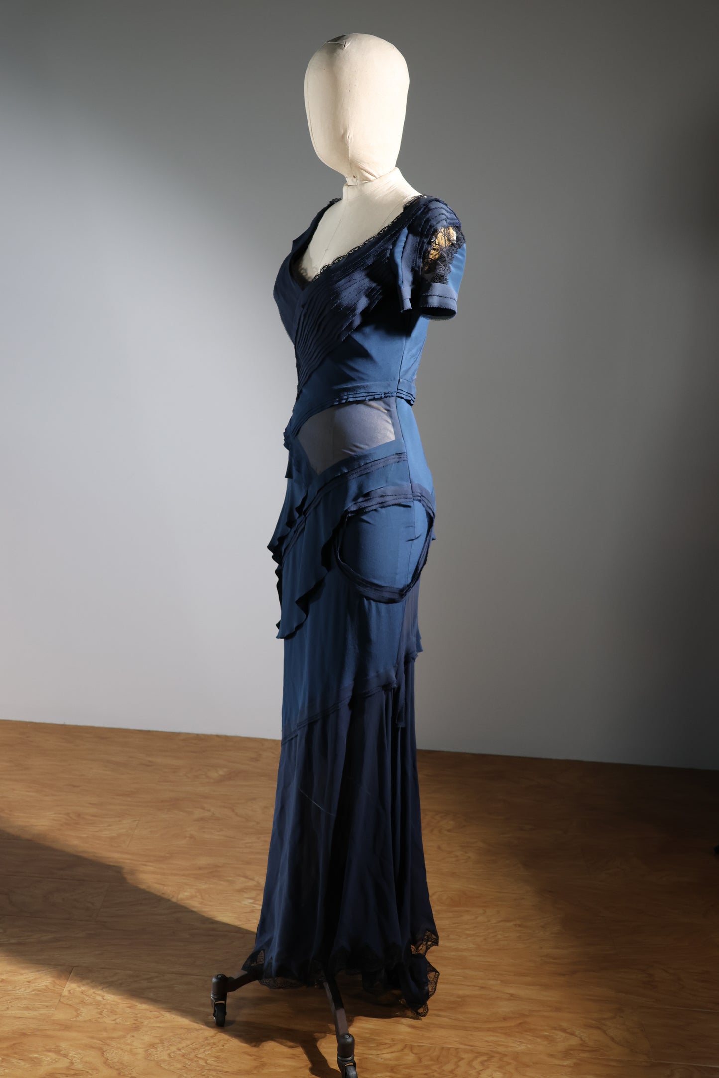 Foddis Sevilla Long Dress - Navy