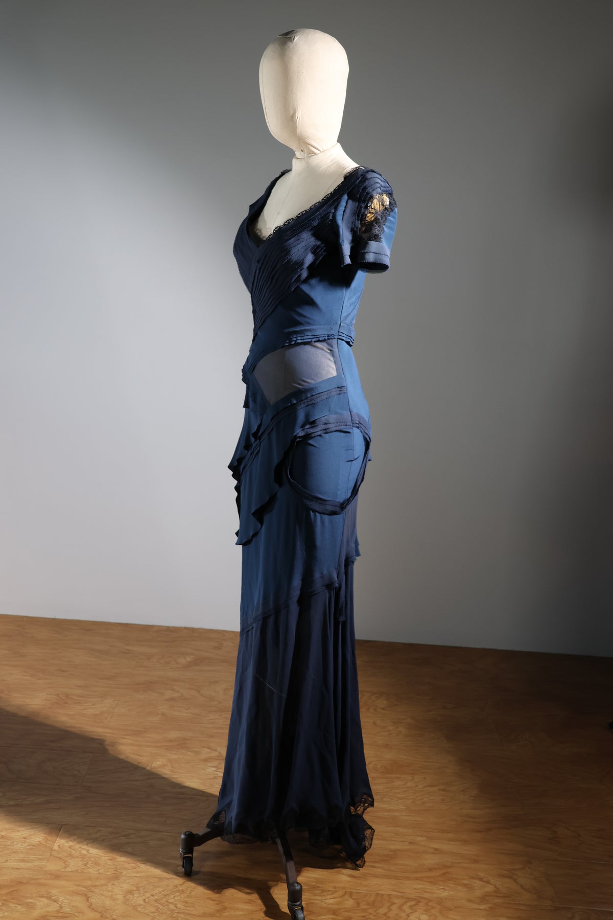 Foddis Sevilla Long Dress — Navy