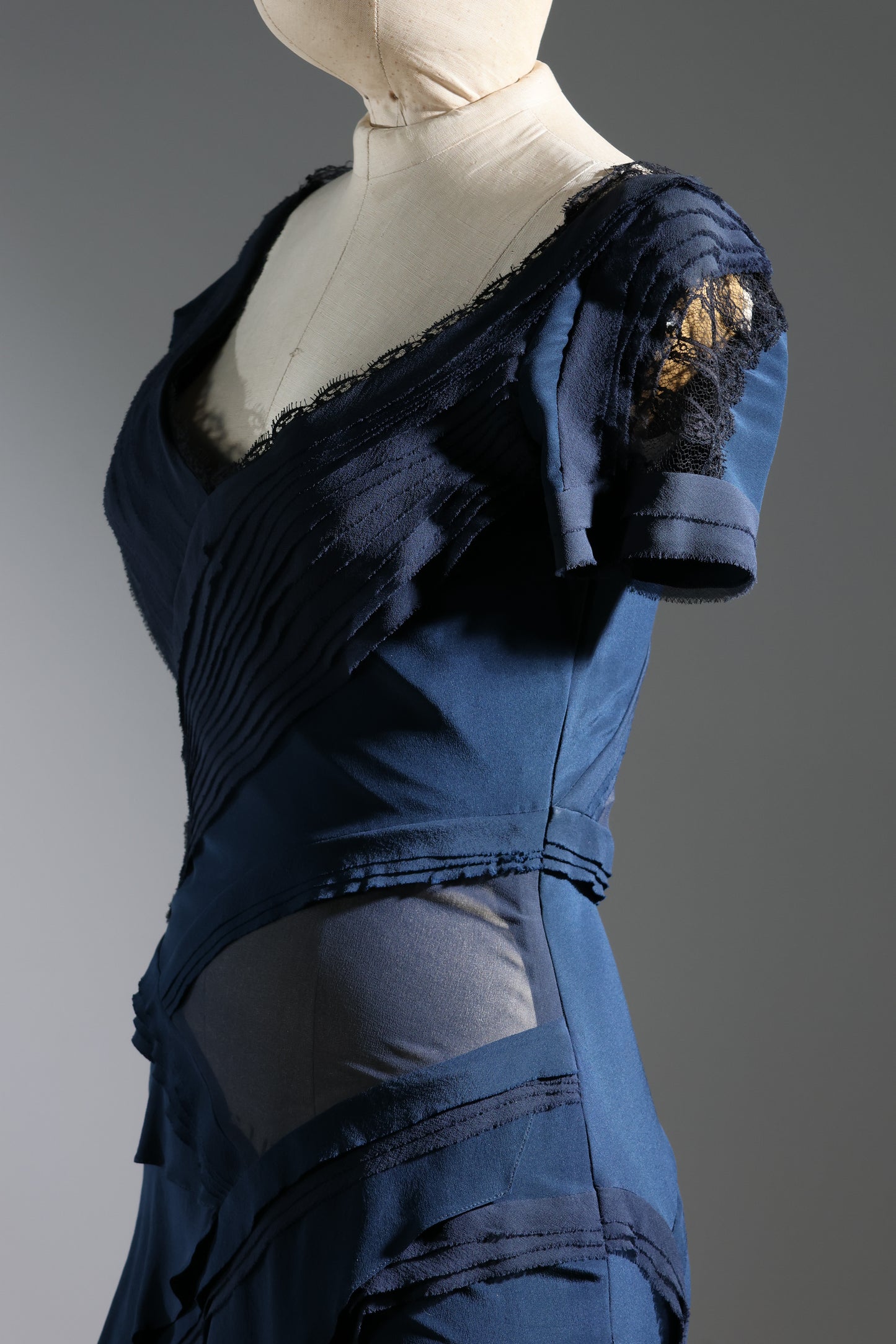 Foddis Sevilla Long Dress - Navy