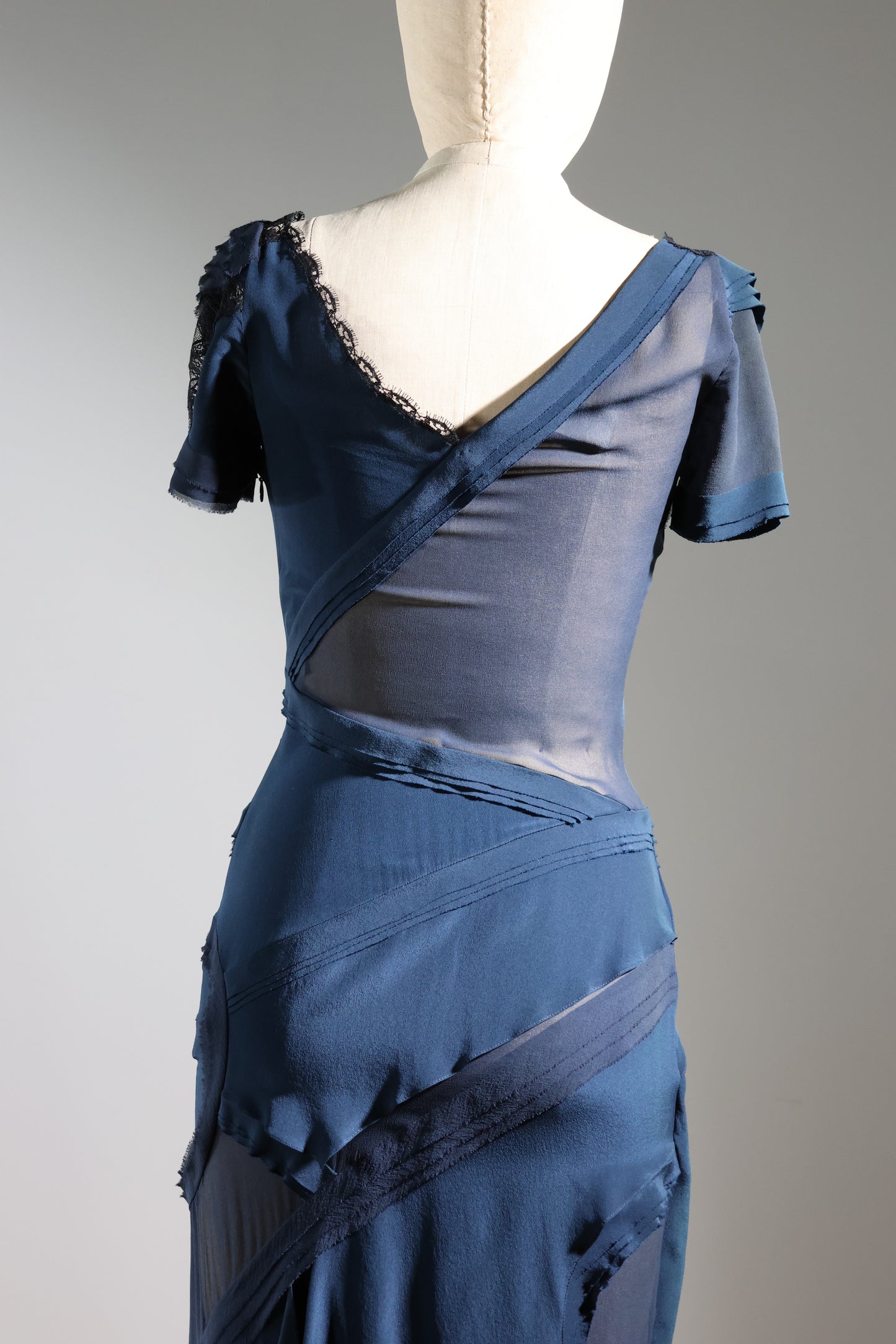 Foddis Sevilla Long Dress - Navy