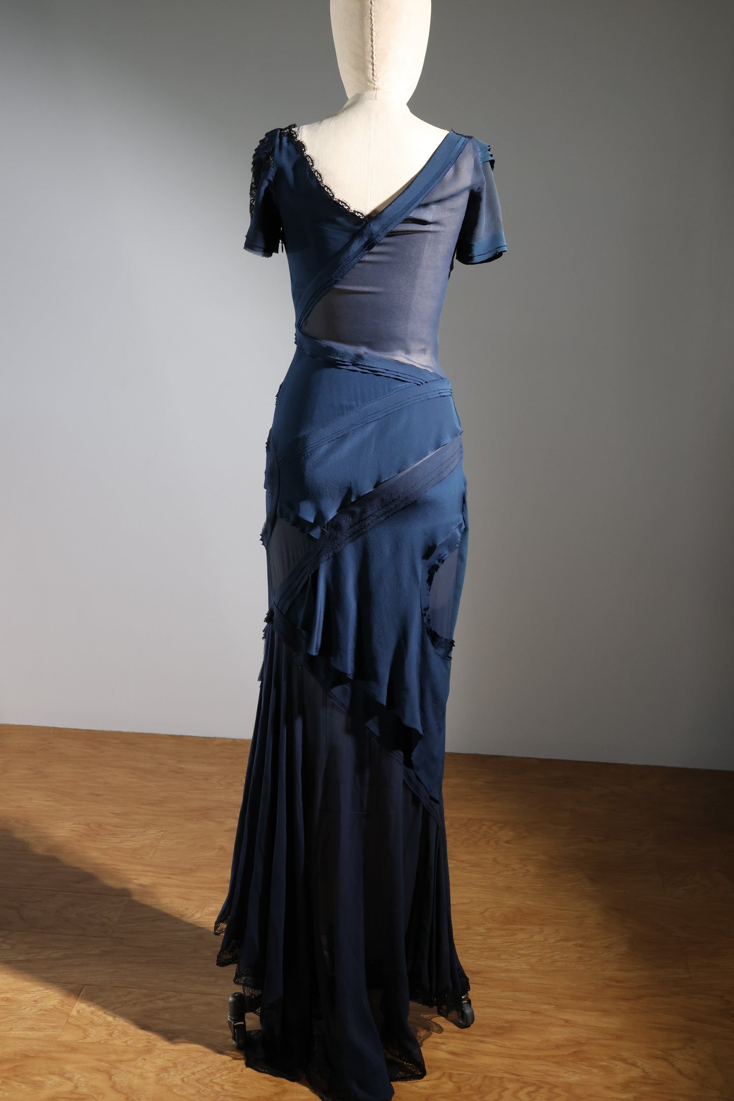 Foddis Sevilla Long Dress - Navy