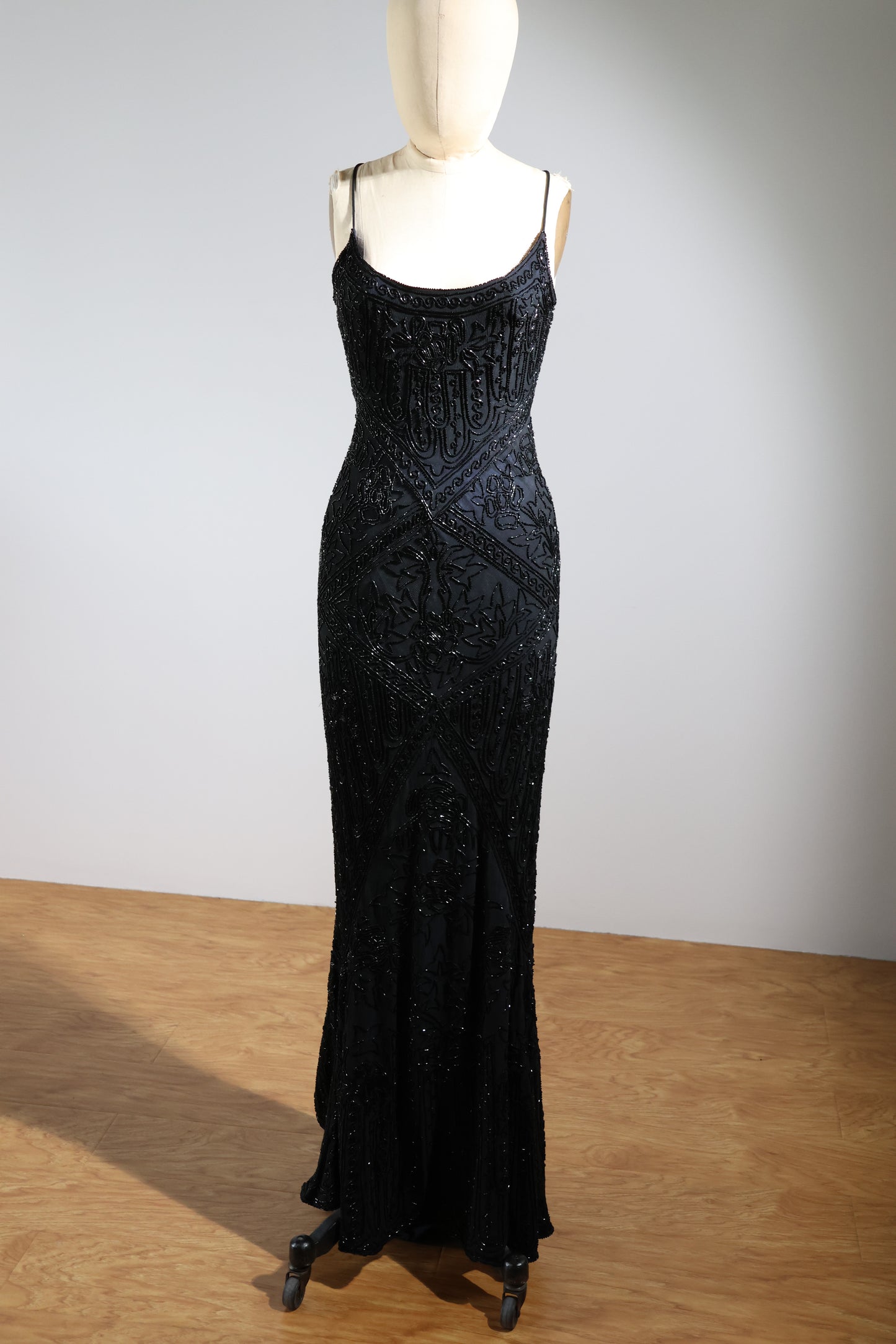 Eavis & Brown Trellis Long Dress 71 - Black / Navy