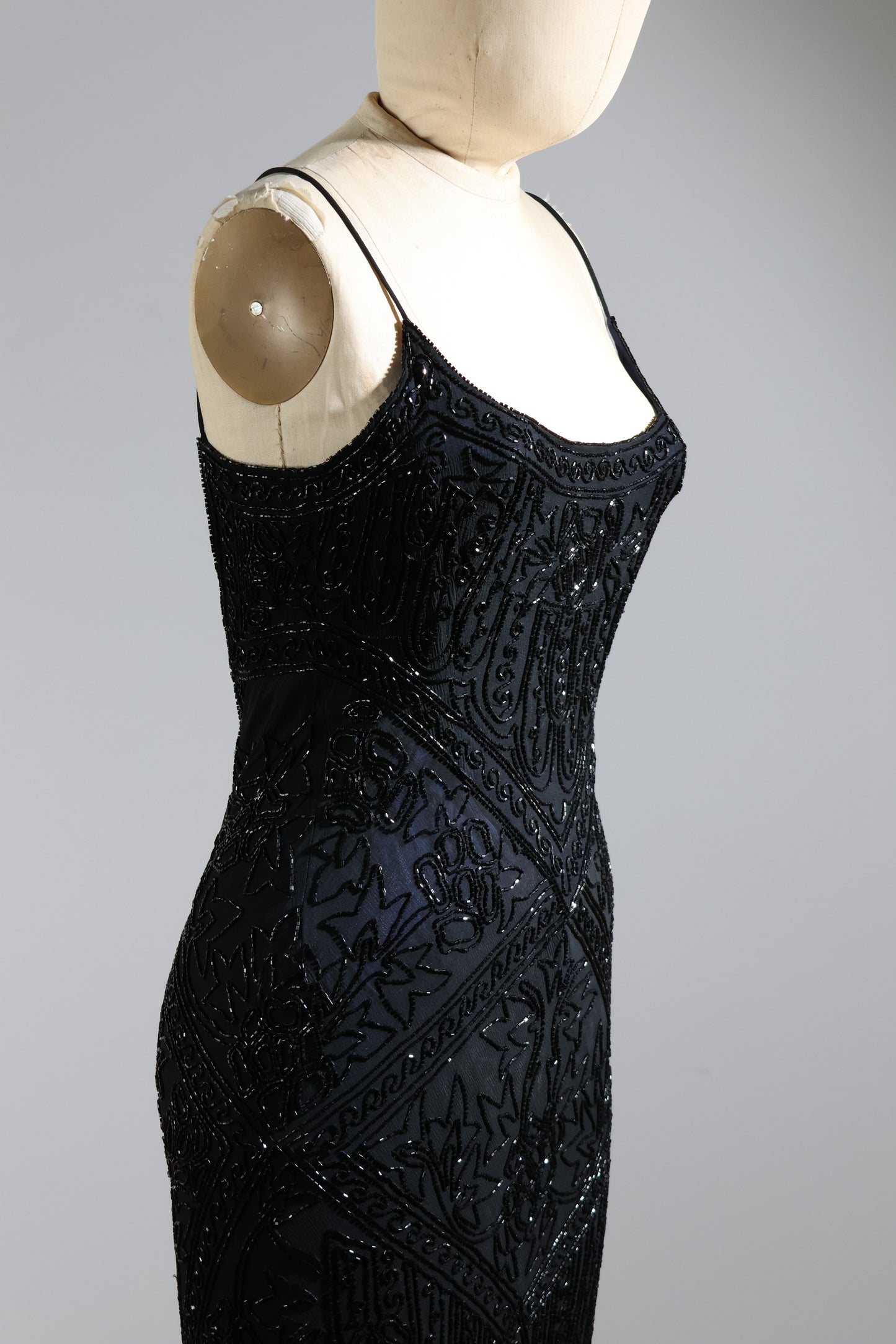 Eavis & Brown Trellis Long Dress 71 - Black / Navy