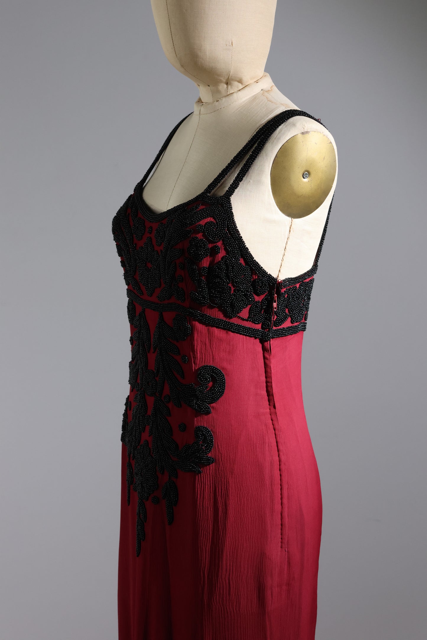 Eavis & Brown Dress 48 - Burgundy / Black