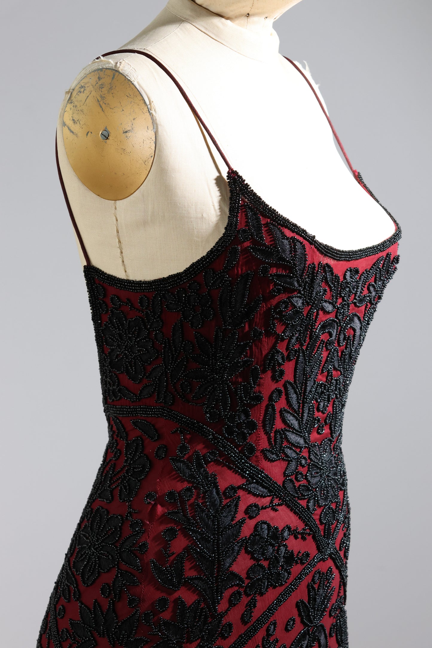 Eavis & Brown Daryl Regency Dress 67 - Burgundy / Black