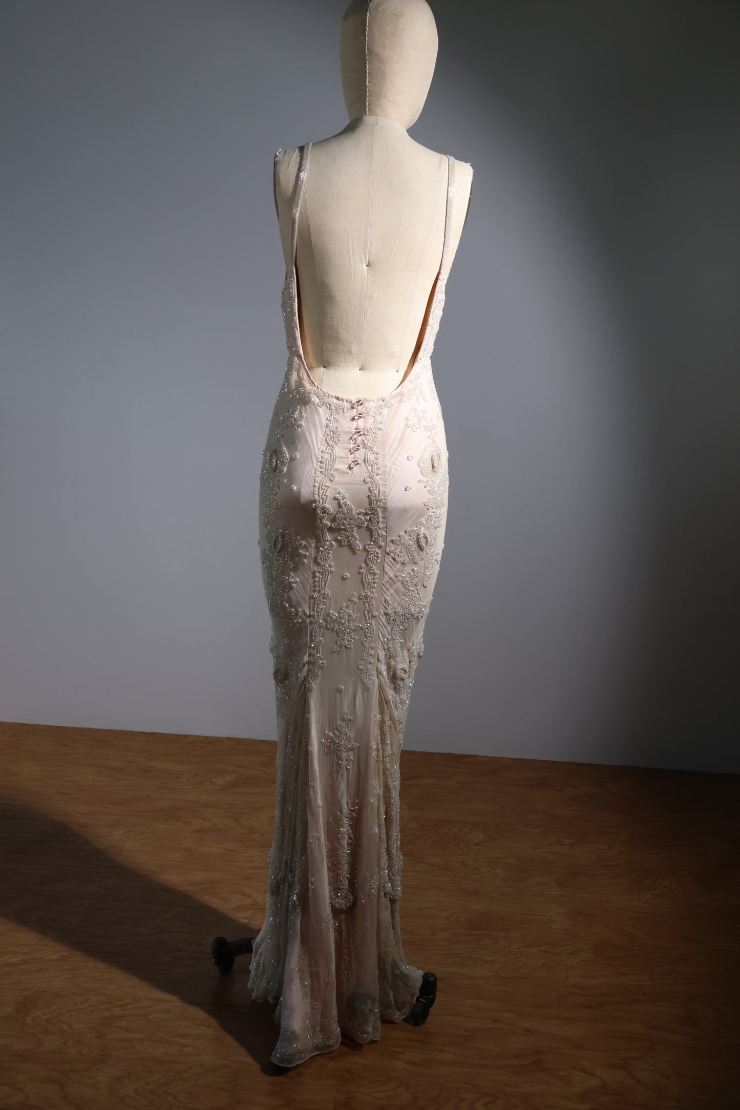 Les Habitudes Beaded Pattern Dress 126 - Pink