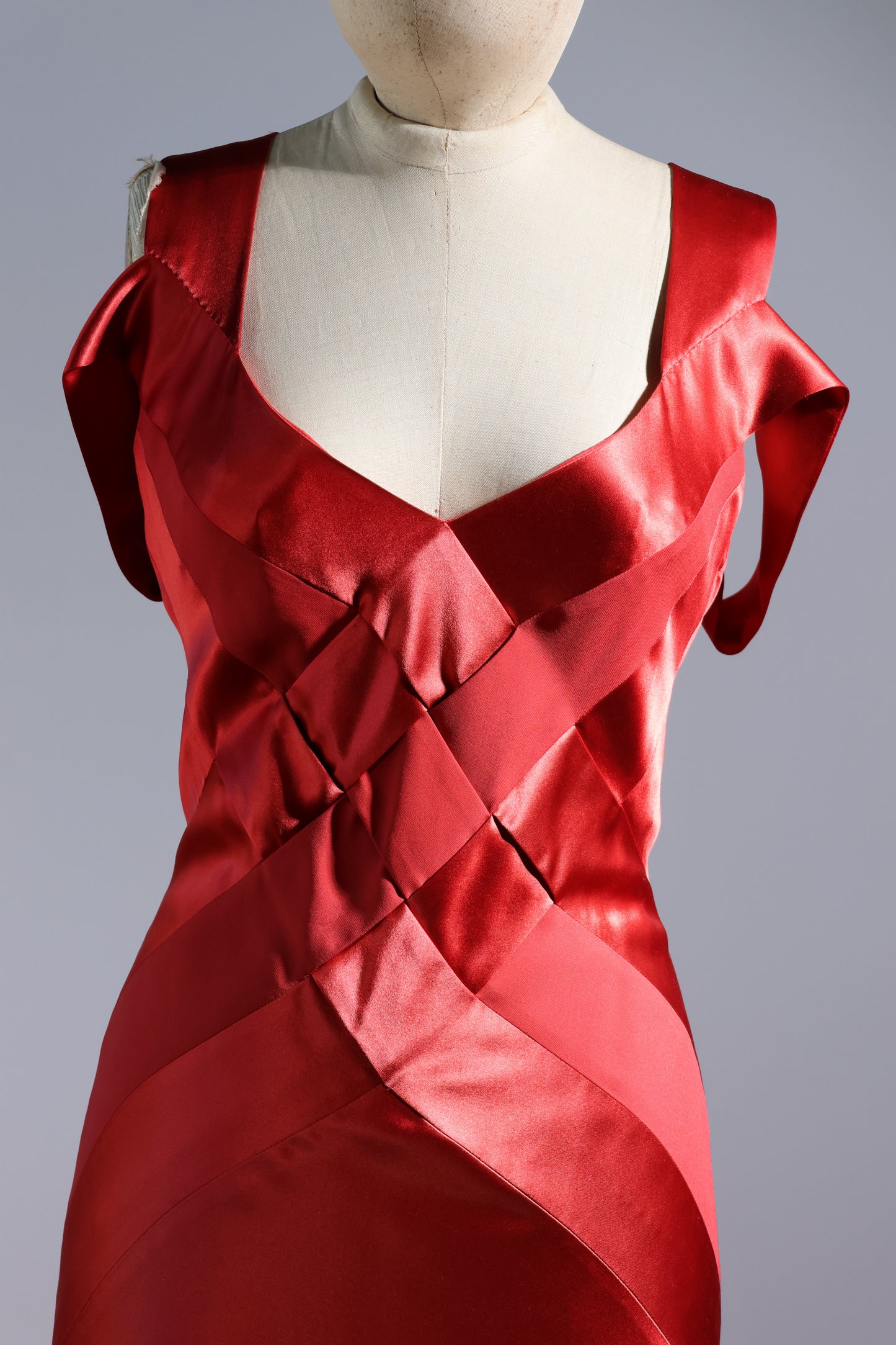 Bellville Sassoon Silk Satin Criss-Cross - Red