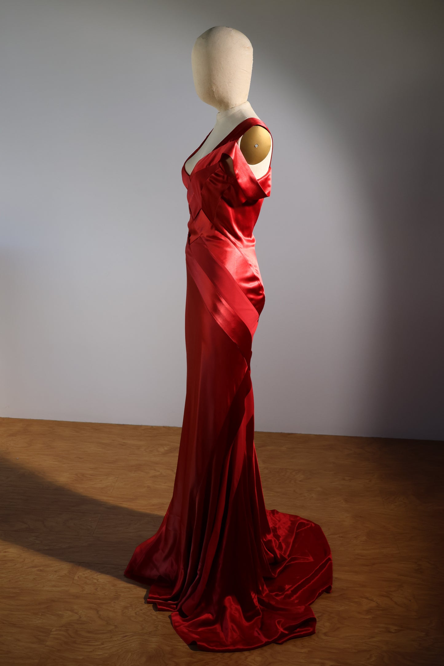 Bellville Sassoon Silk Satin Criss-Cross - Red