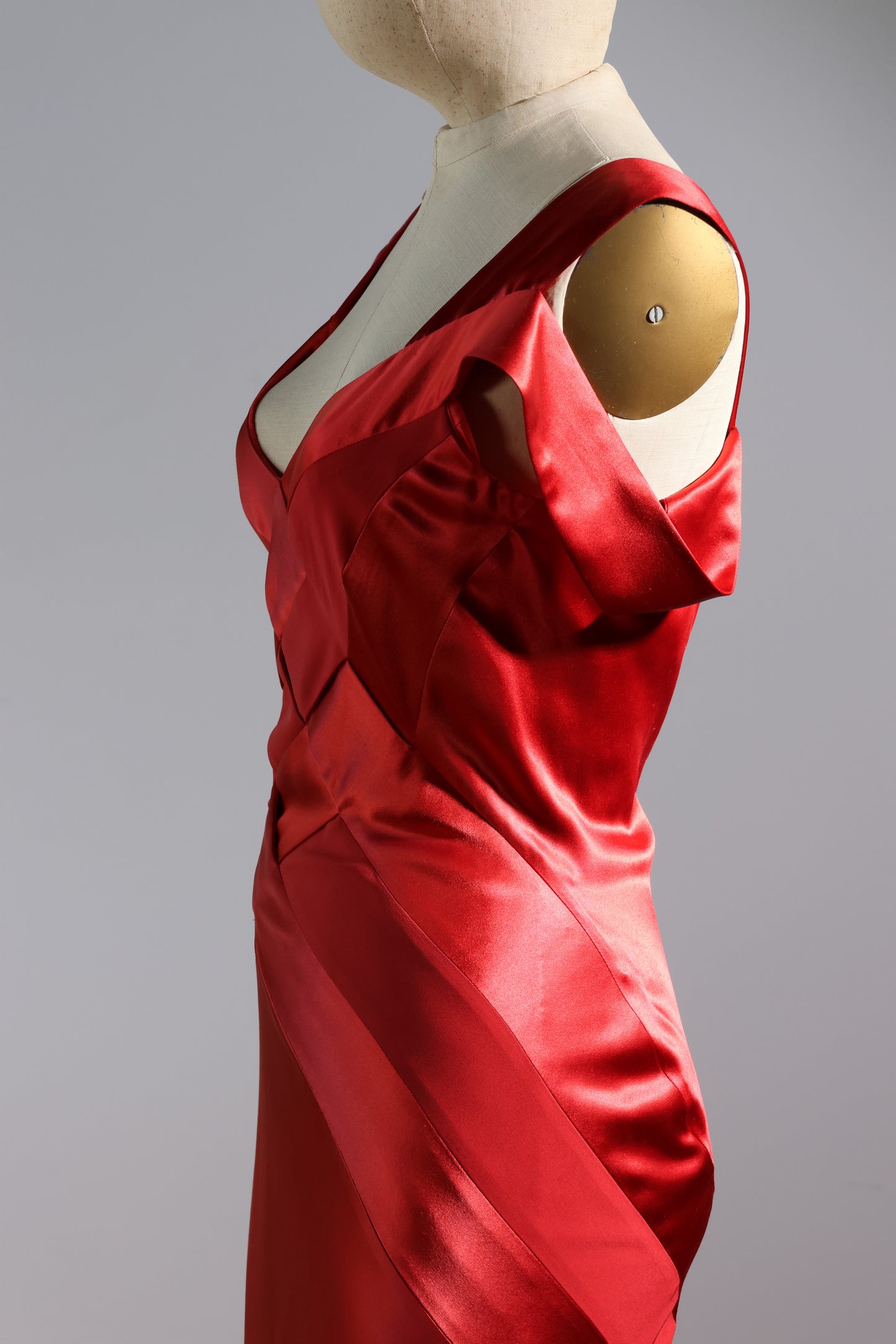 Bellville Sassoon Silk Satin Criss-Cross - Red