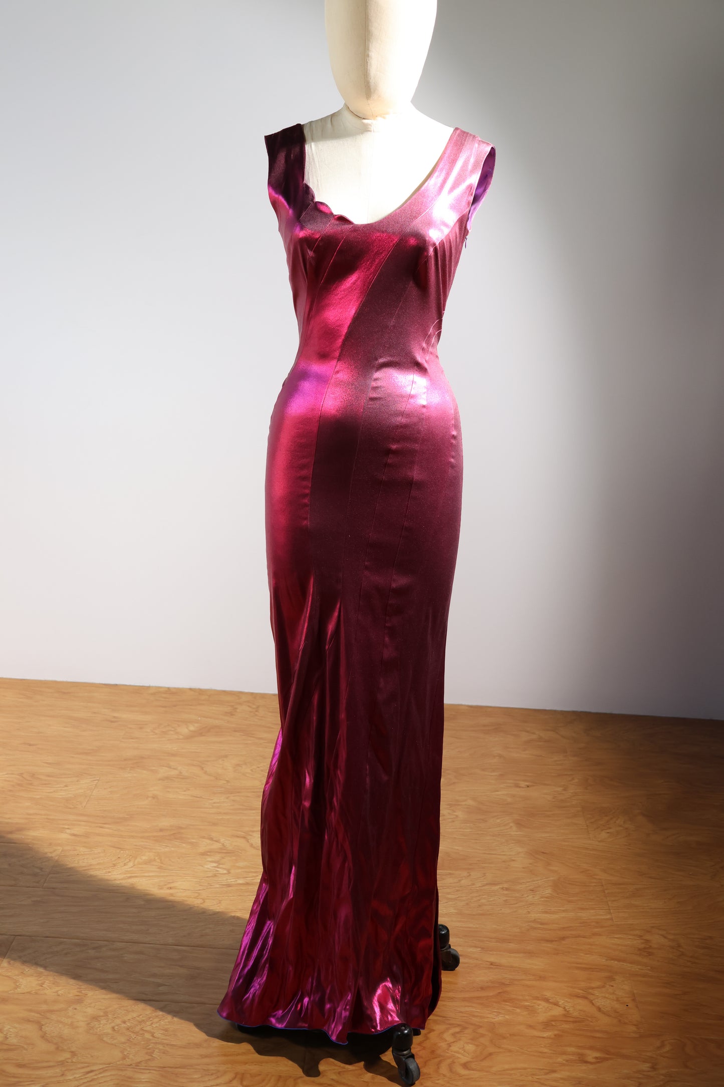 Foddis Groove Long Dress - Fuchia